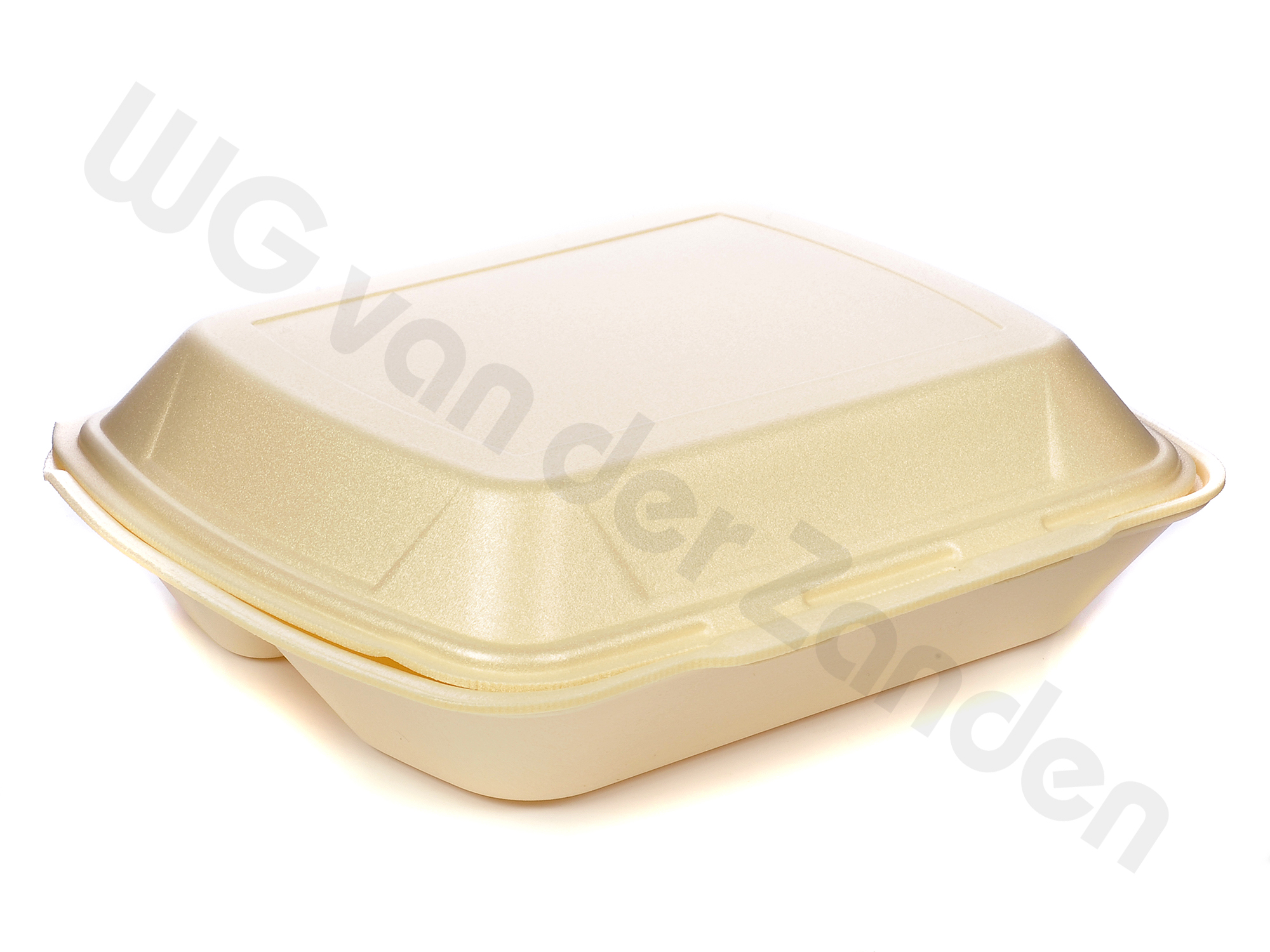 110046 FOOD BOX EPS (FOAM) 247X198X75MM 3 DIVIDED