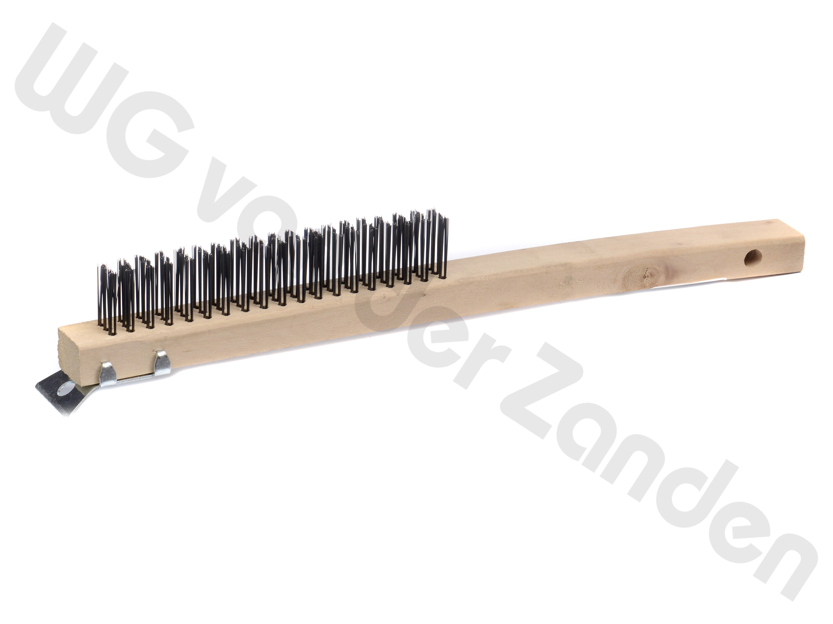 110263 BARBECUE  WIRE BRUSH 35CM WITH SCRAPER