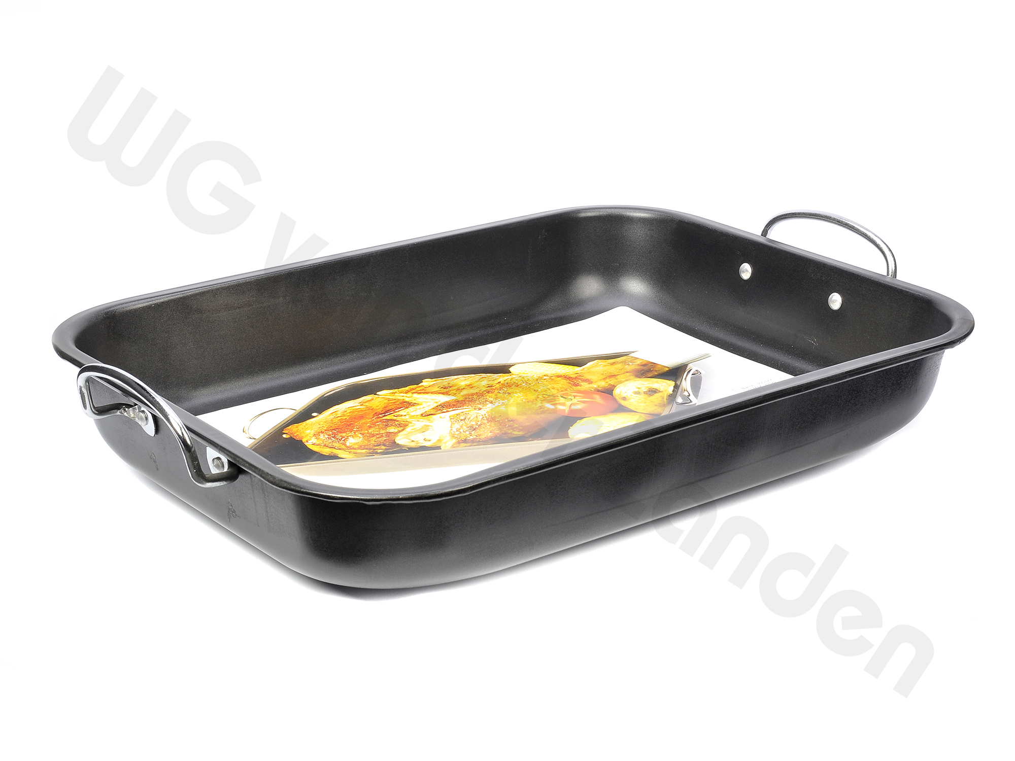 130173 ROASTING PAN TEFLON COATED 39X29X6CM