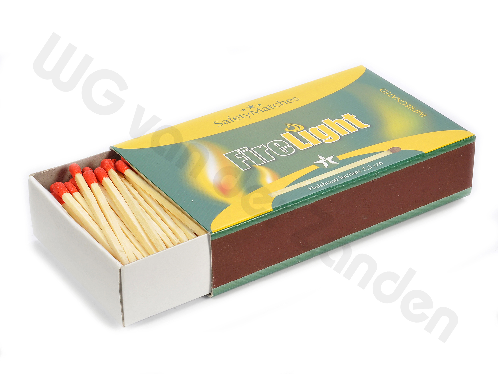 174302 SAFETY MATCHES 55MM BOX SIZE 11X6.5X2.5CM ADR:UN 1944