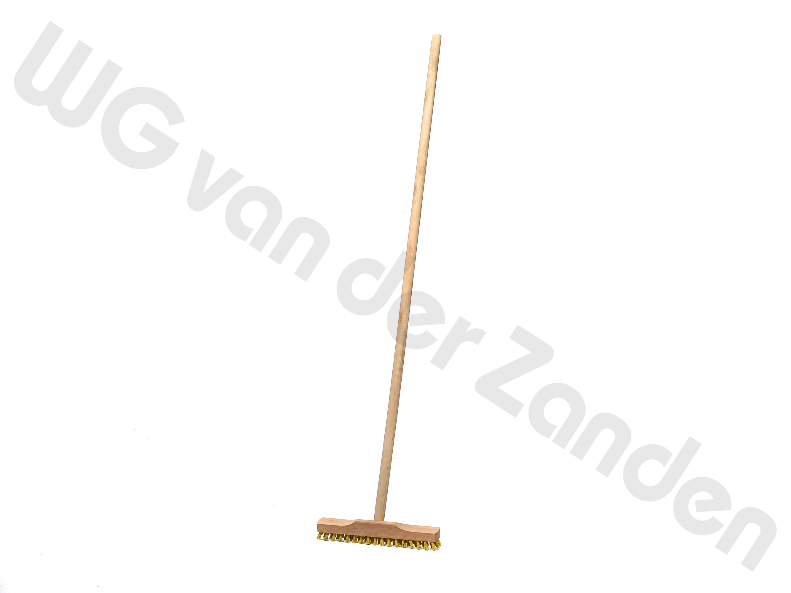 210121 BRUSH DECK SCRUB FIBER 29CM COMPLETE WITH HANDLE