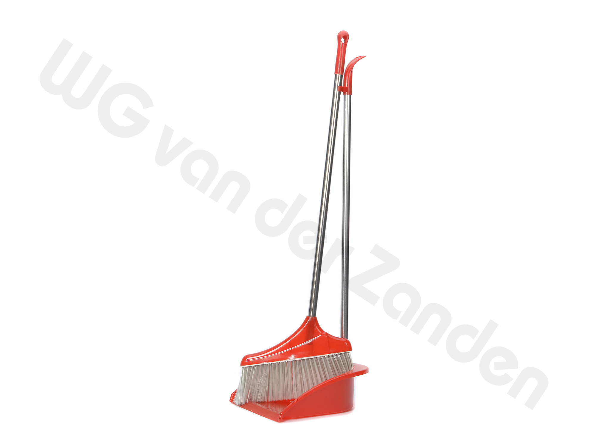 210656 DUST PAN / BRUSH SET LONG HANDLE