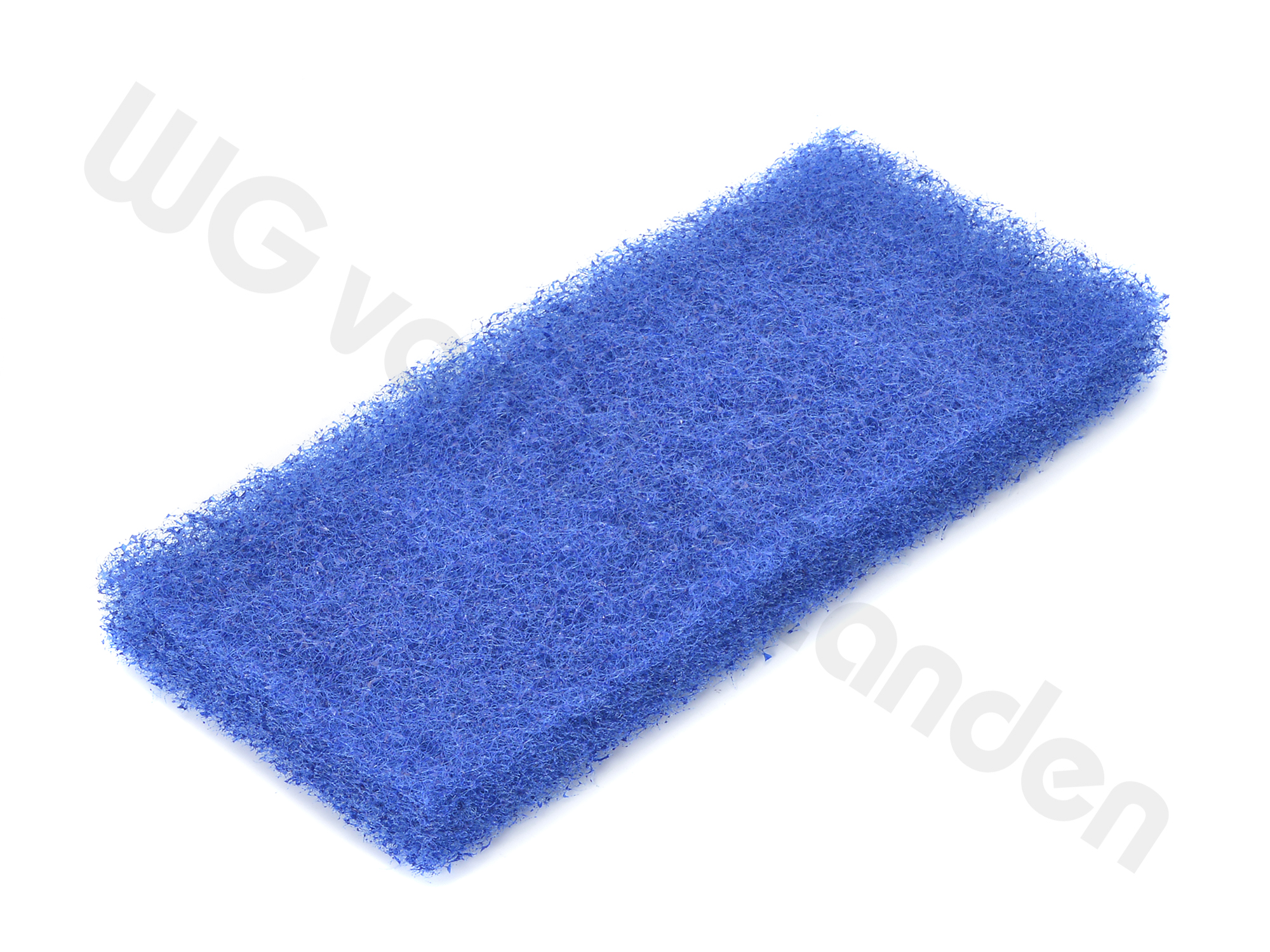 211070 PAD SCOURING GRIDDLE SMALL 150X90X25MM BLUE (MEDIUM)