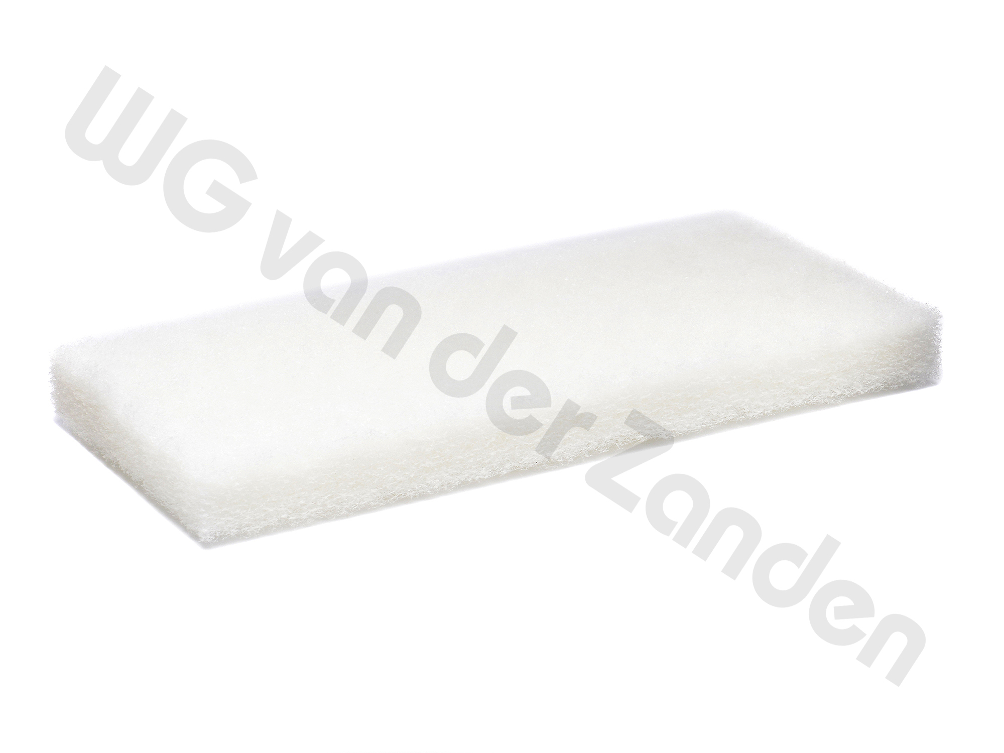 211072 PAD SCOURING GRIDDLE SMALL 150X90X25MM WHITE (FINE)