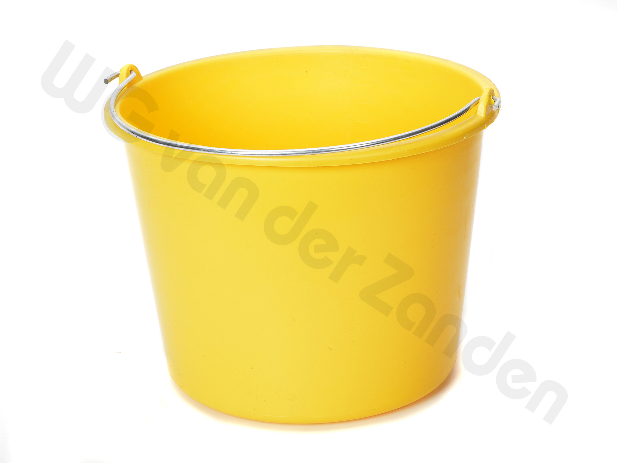 211205 BUCKET 12 LTR PLASTIC YELLOW