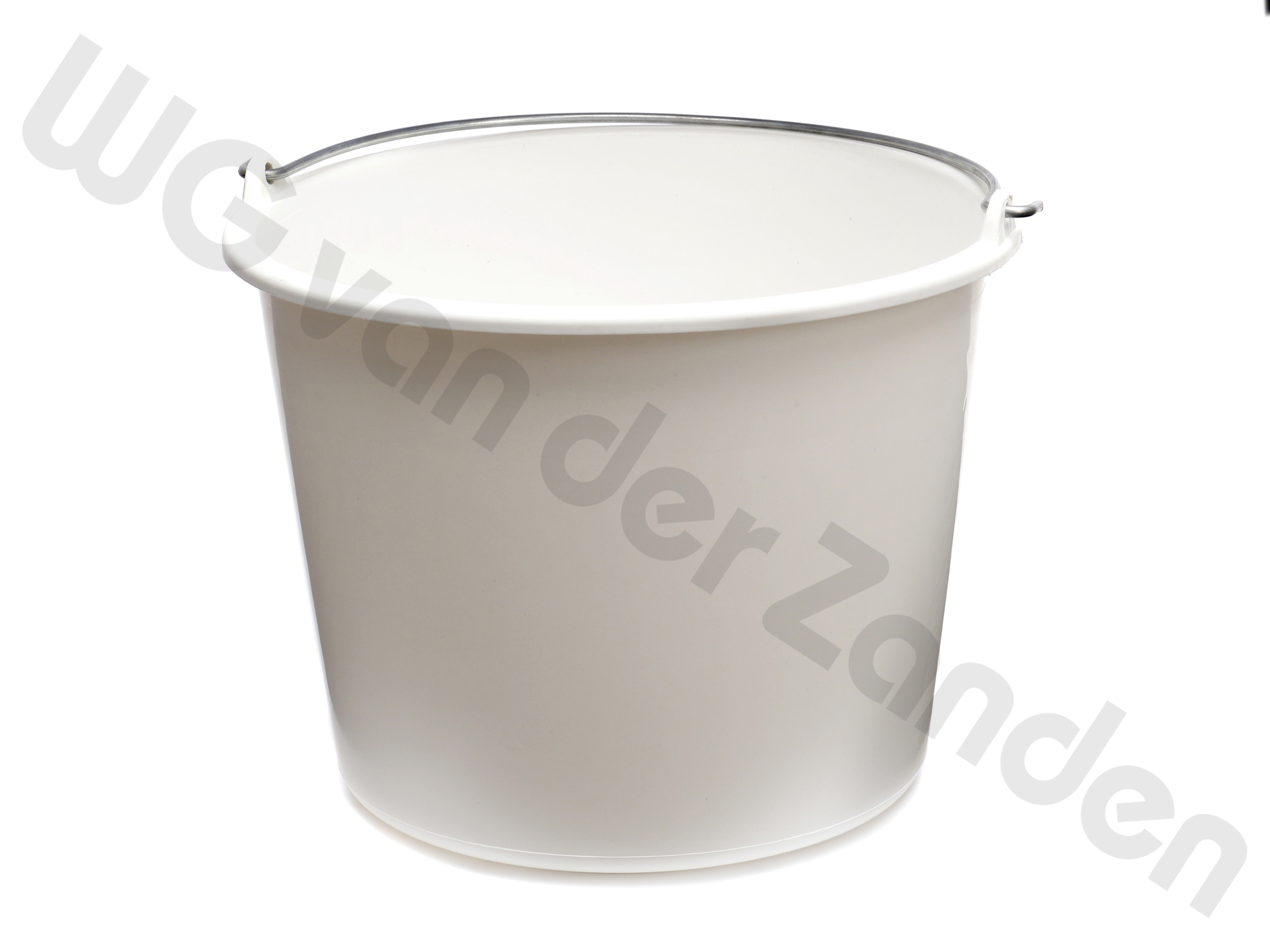 211207 BUCKET 12 LTR PLASTIC WHITE