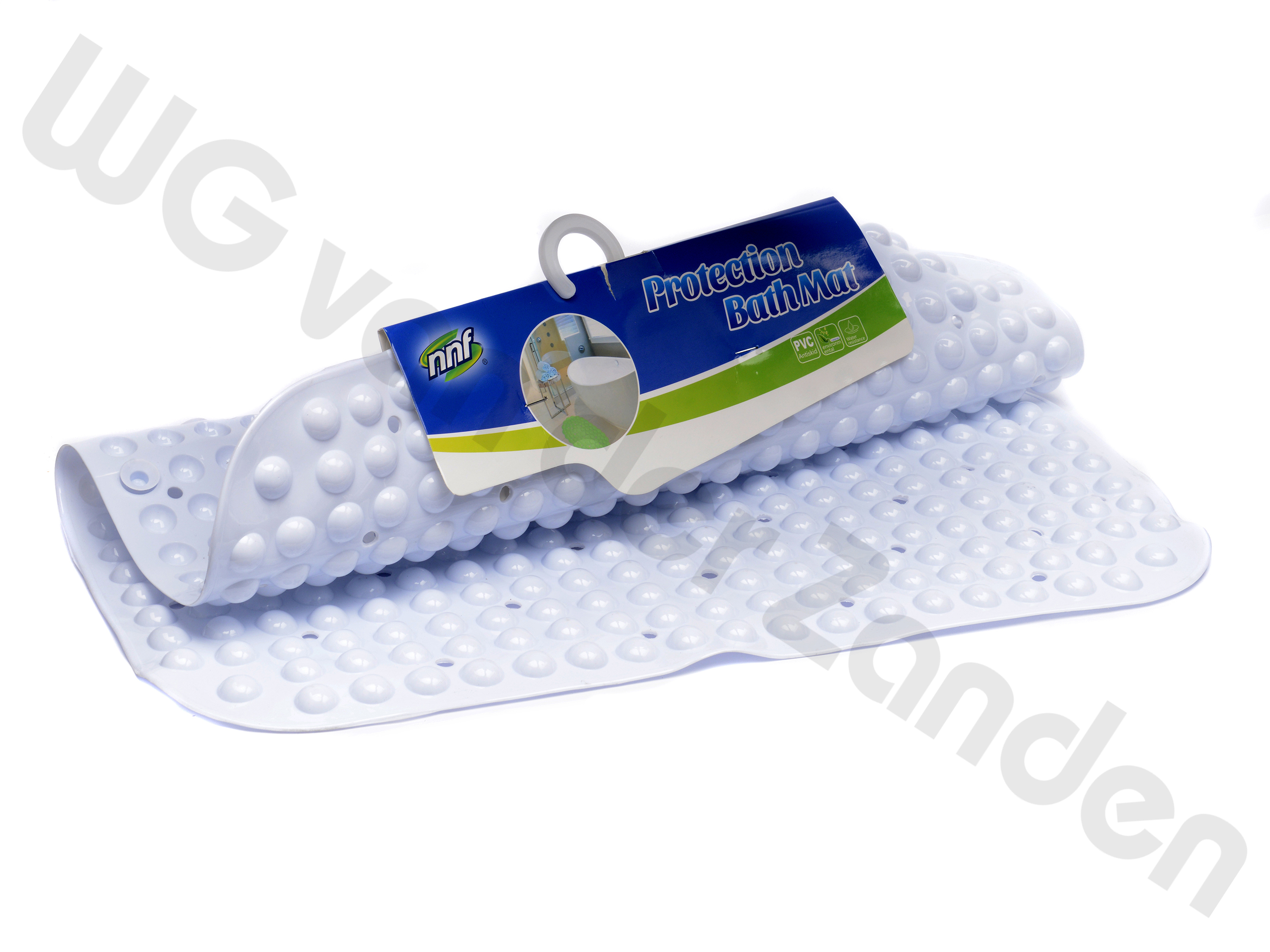 212048 SHOWER MAT WHITE 51X51CM