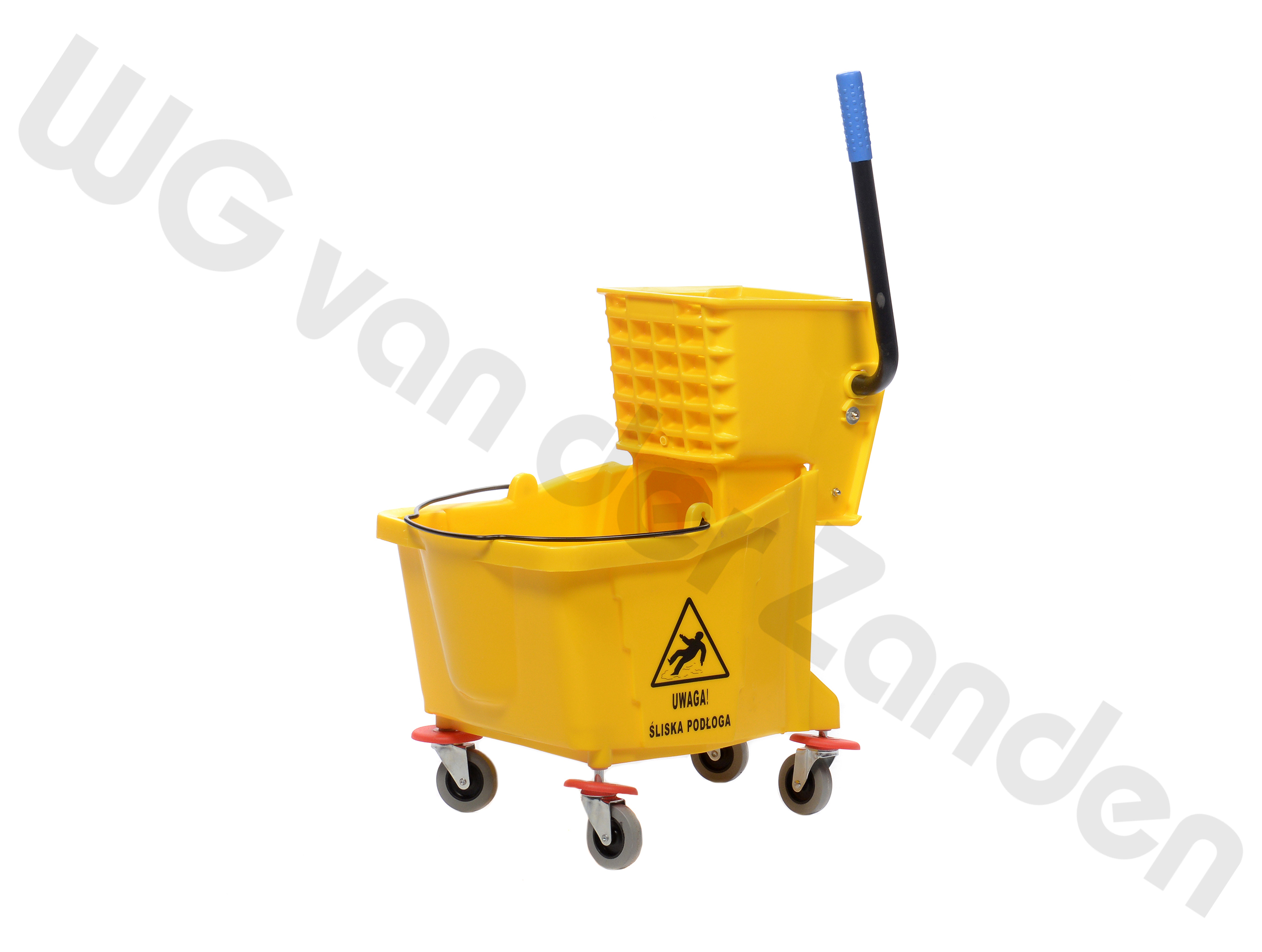 218003 MOP BUCKET SINGLE TROLLEY PLASTIC 1X36 LTR