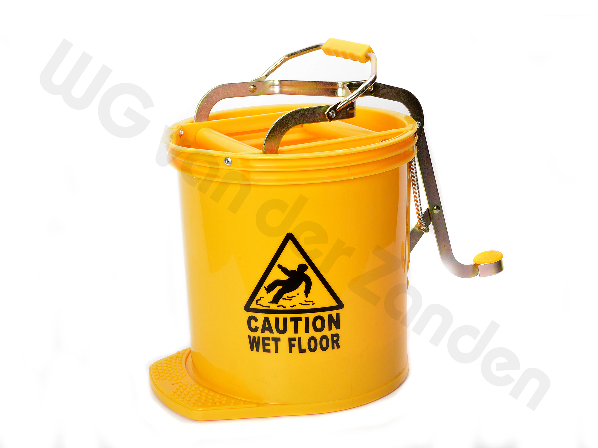 218013 MOP BUCKET WRINGER PLASTIC 15 LTR YELLOW