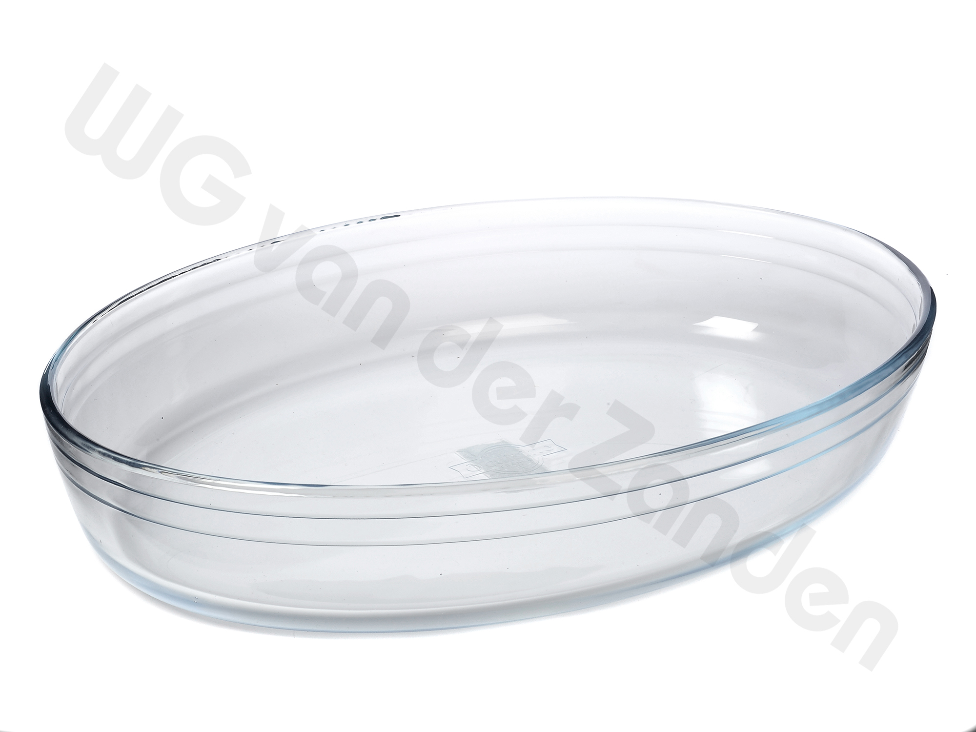 220520 DISH GLASS OVEN OVAL 30X21X6CM