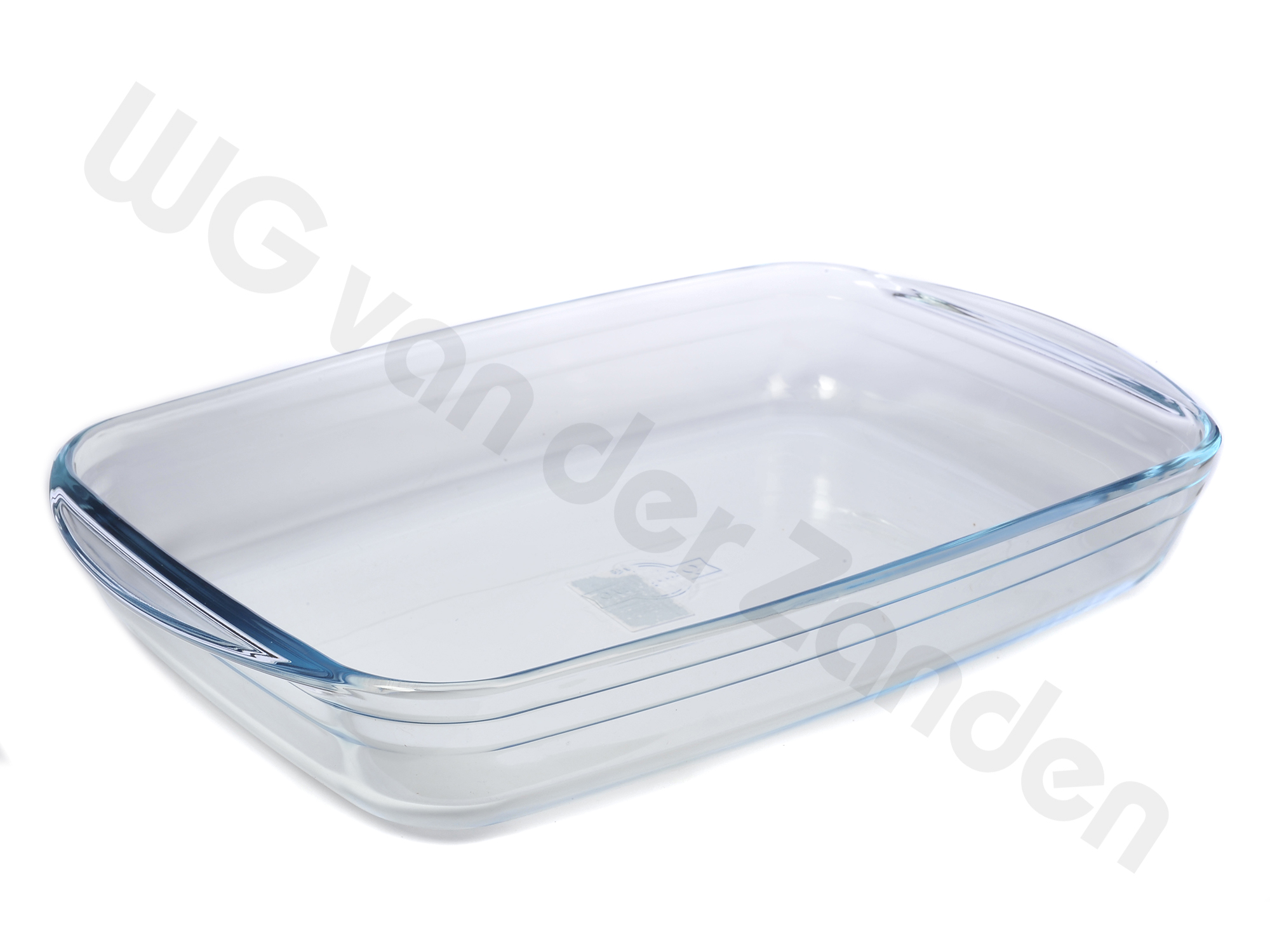 220532 DISH GLASS OVEN RECTANGULAR 39X24X6CM