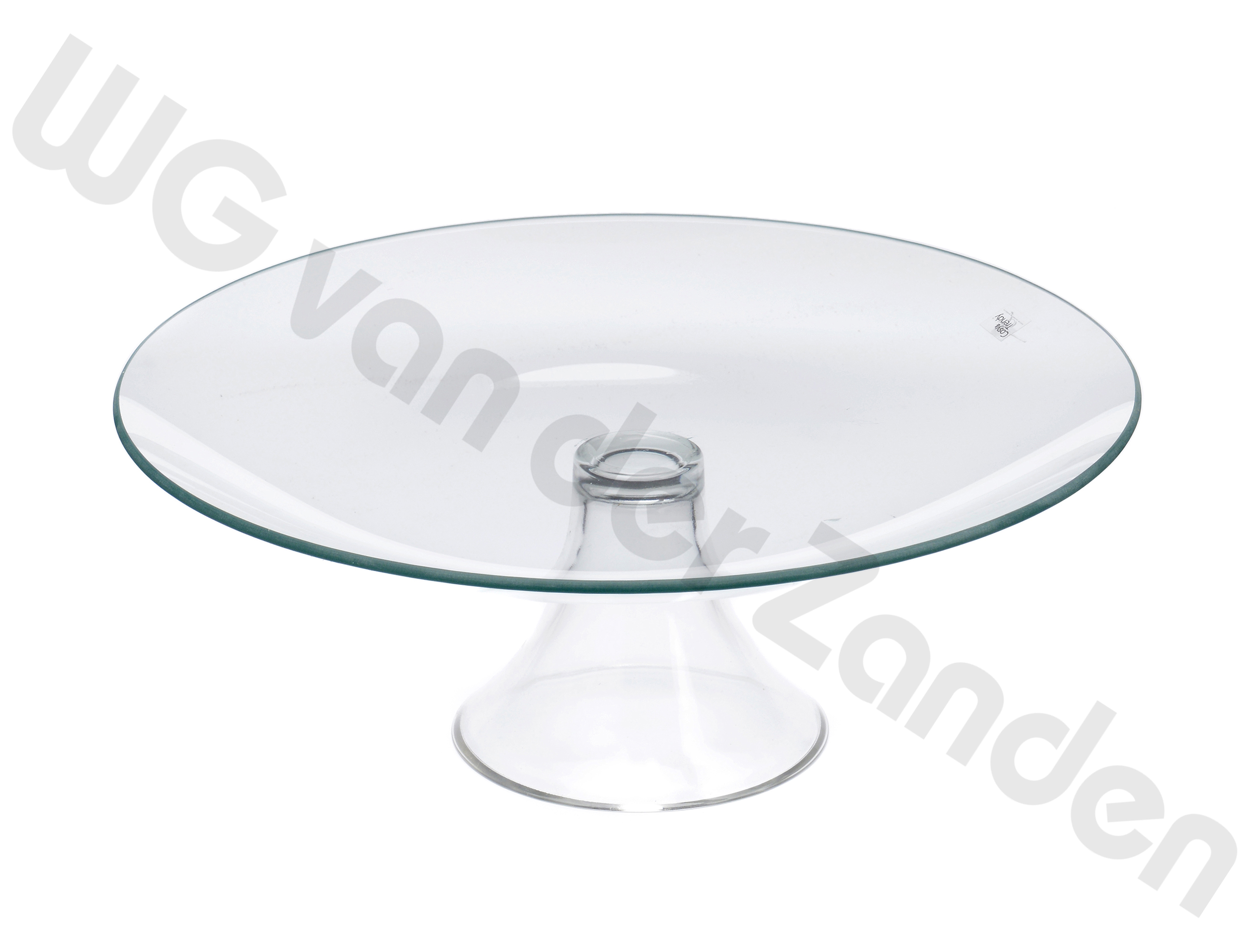 220551 CAKE STAND GLASS 32CMØ