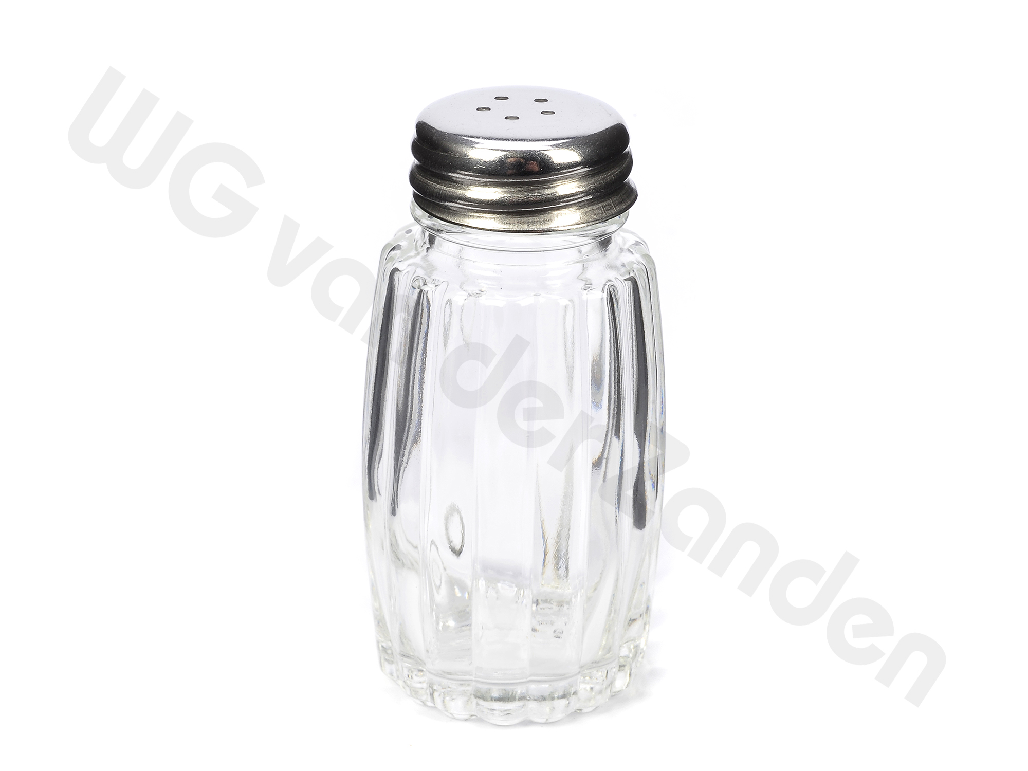 220702 PEPPER SHAKER GLASS WITH S/S TOP