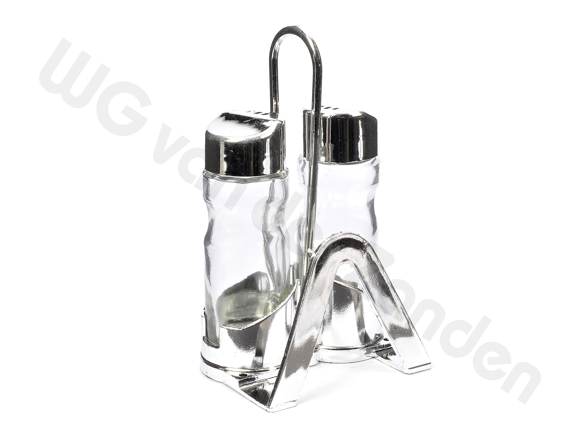 220704 CRUET STAND SET SALT AND PEPPER