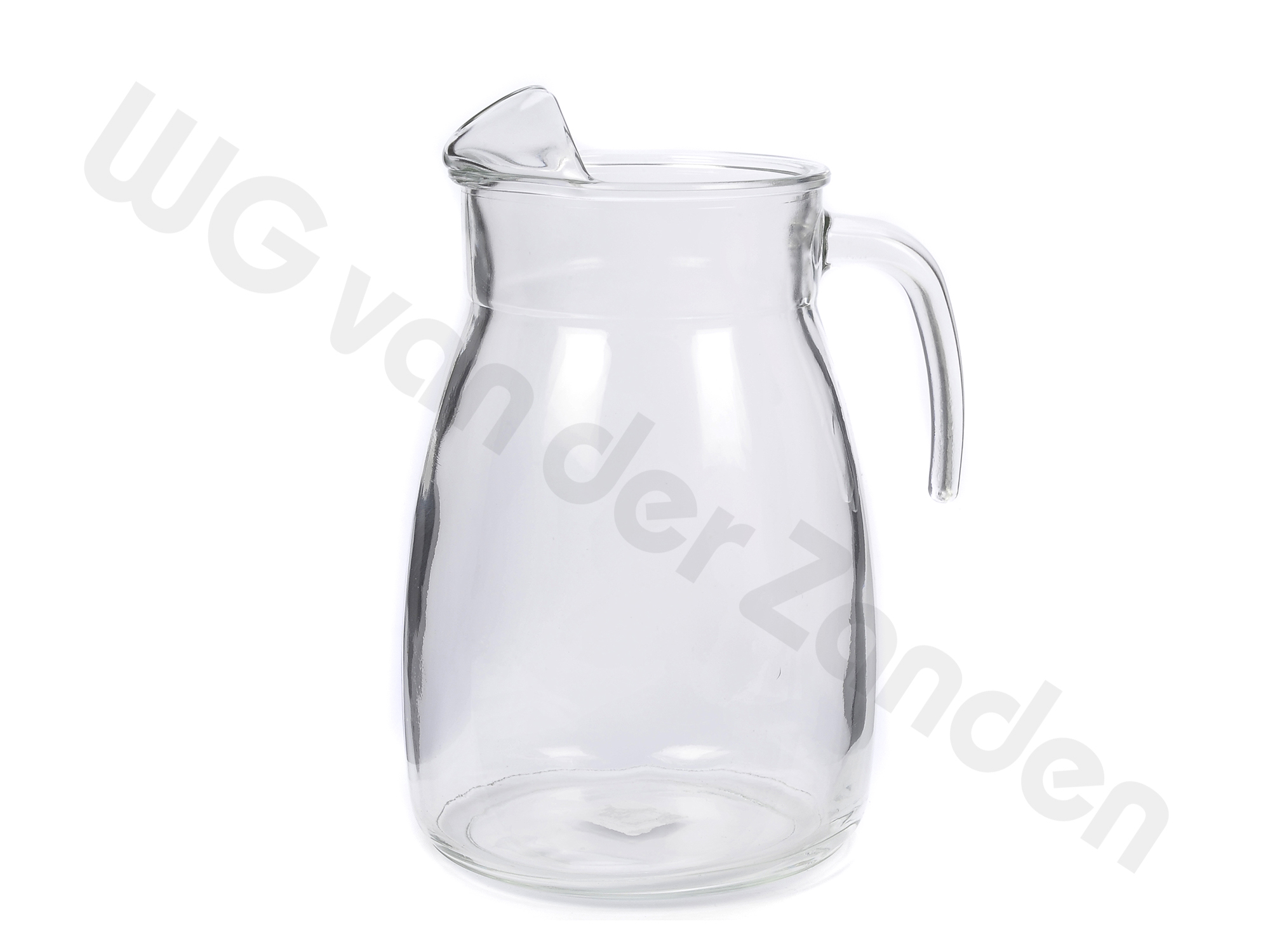 220904 WATER JUG GLASS 2.3 LTR WITH ICE GUARD