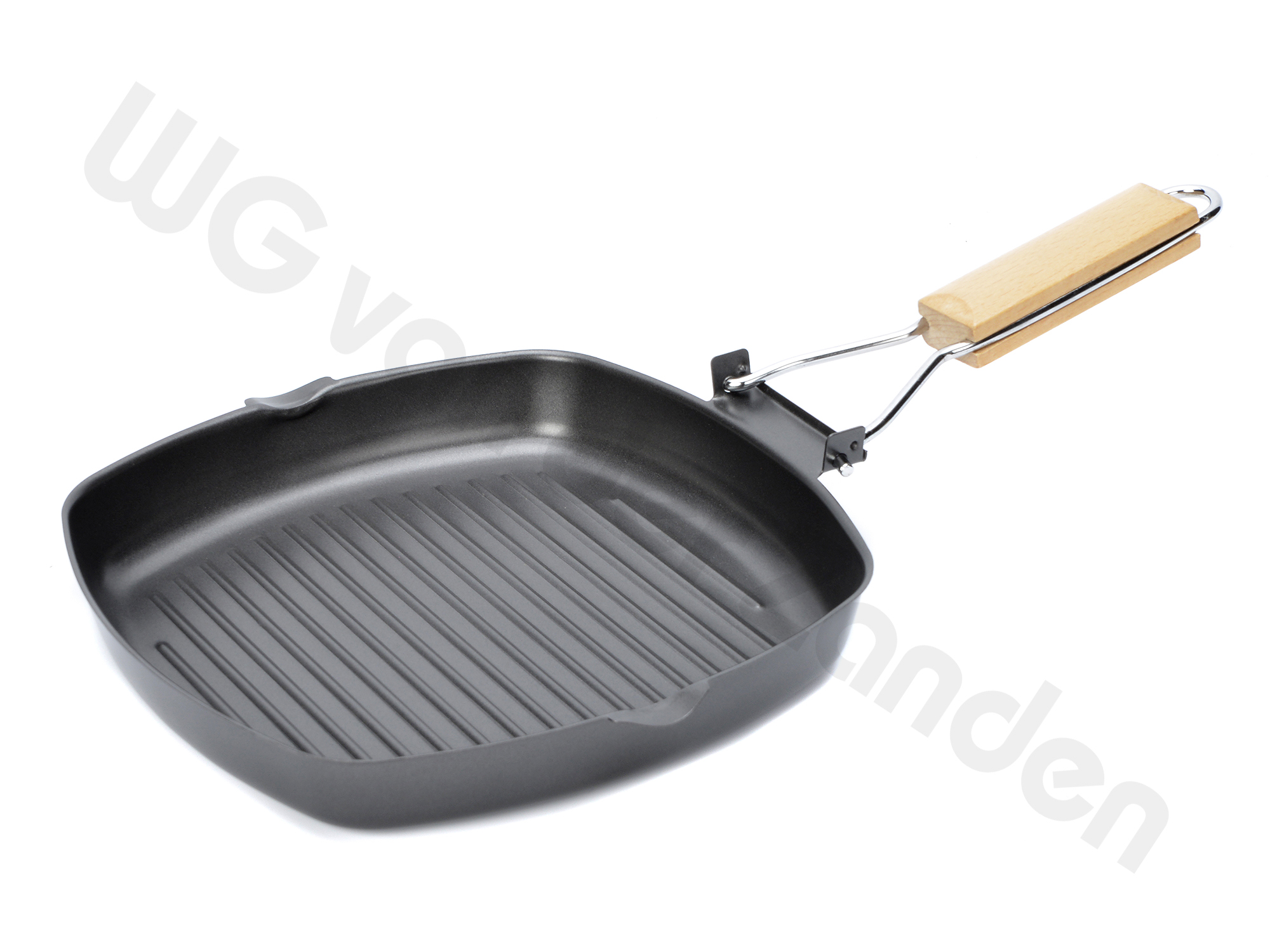 239220 KOEKENPAN GRILLPAN 24X24CM