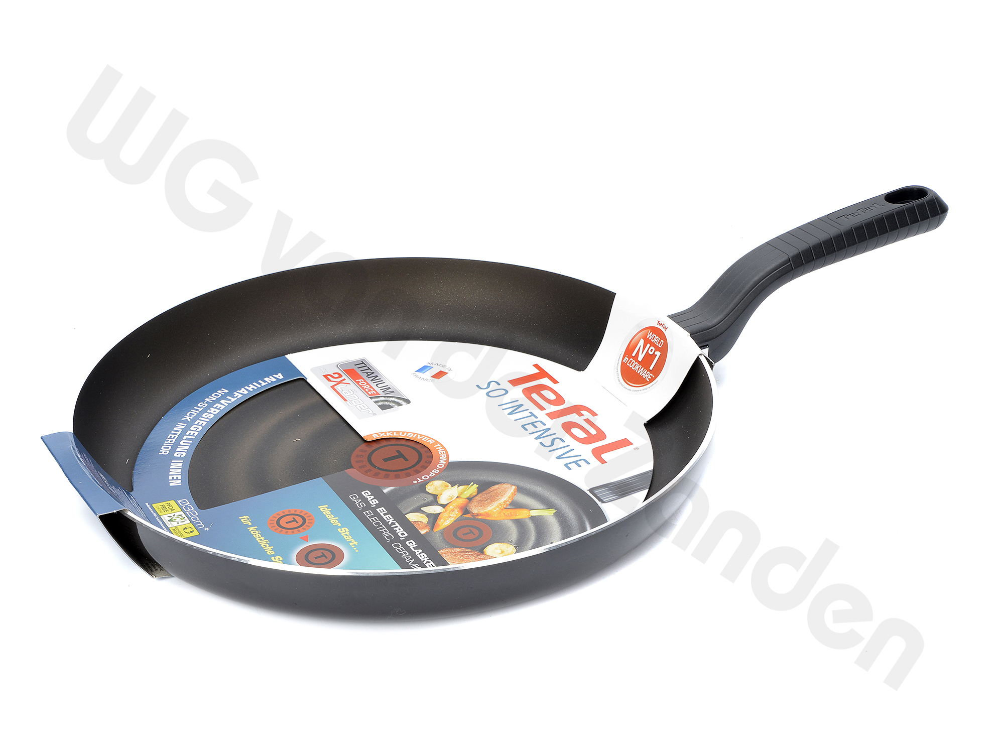 239222 FRYING PAN TEFLON COATED 32CMØ TEFAL