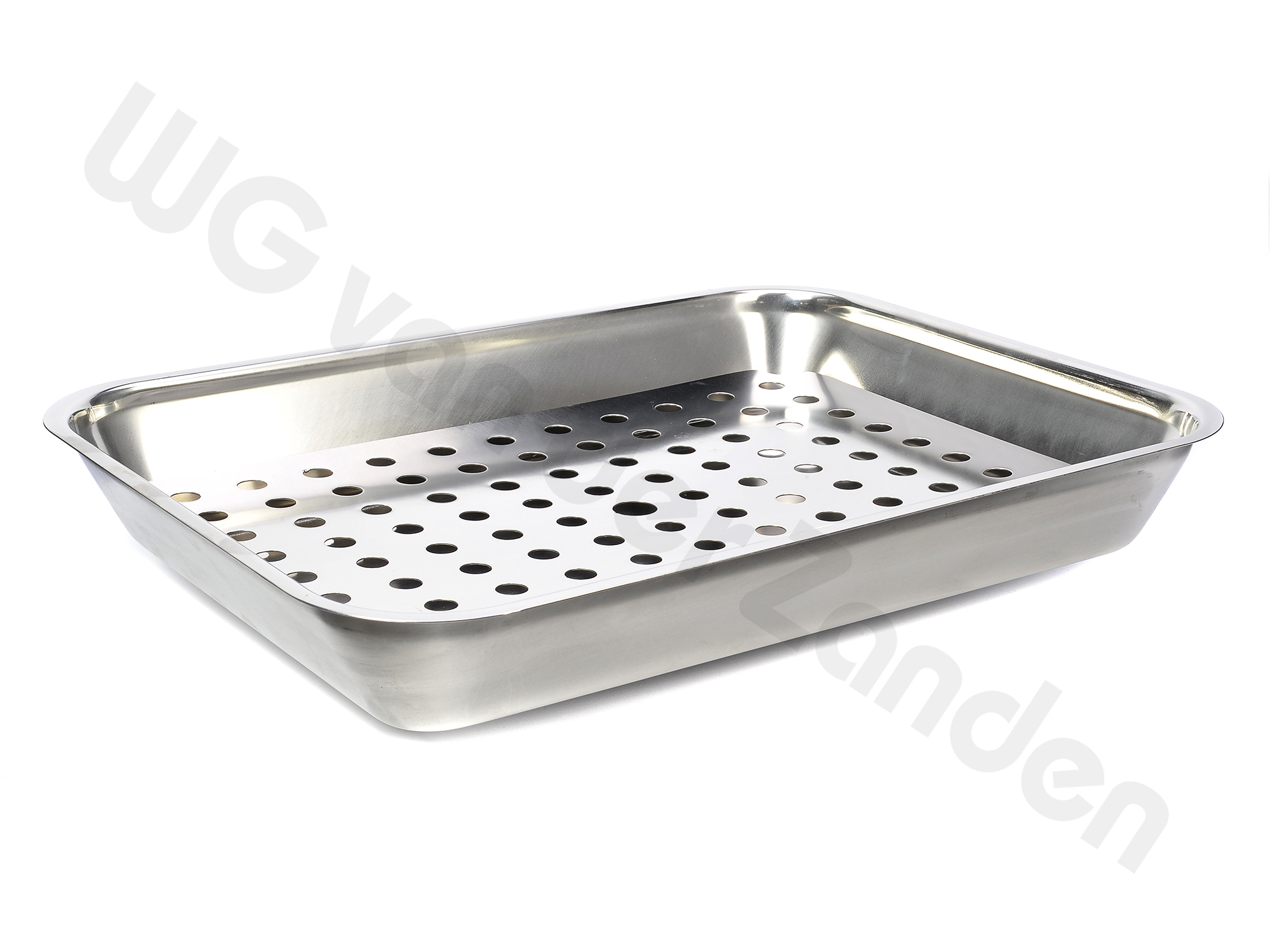 257155 DRIP PAN WITH GRID S/S 41X31X5.5CM