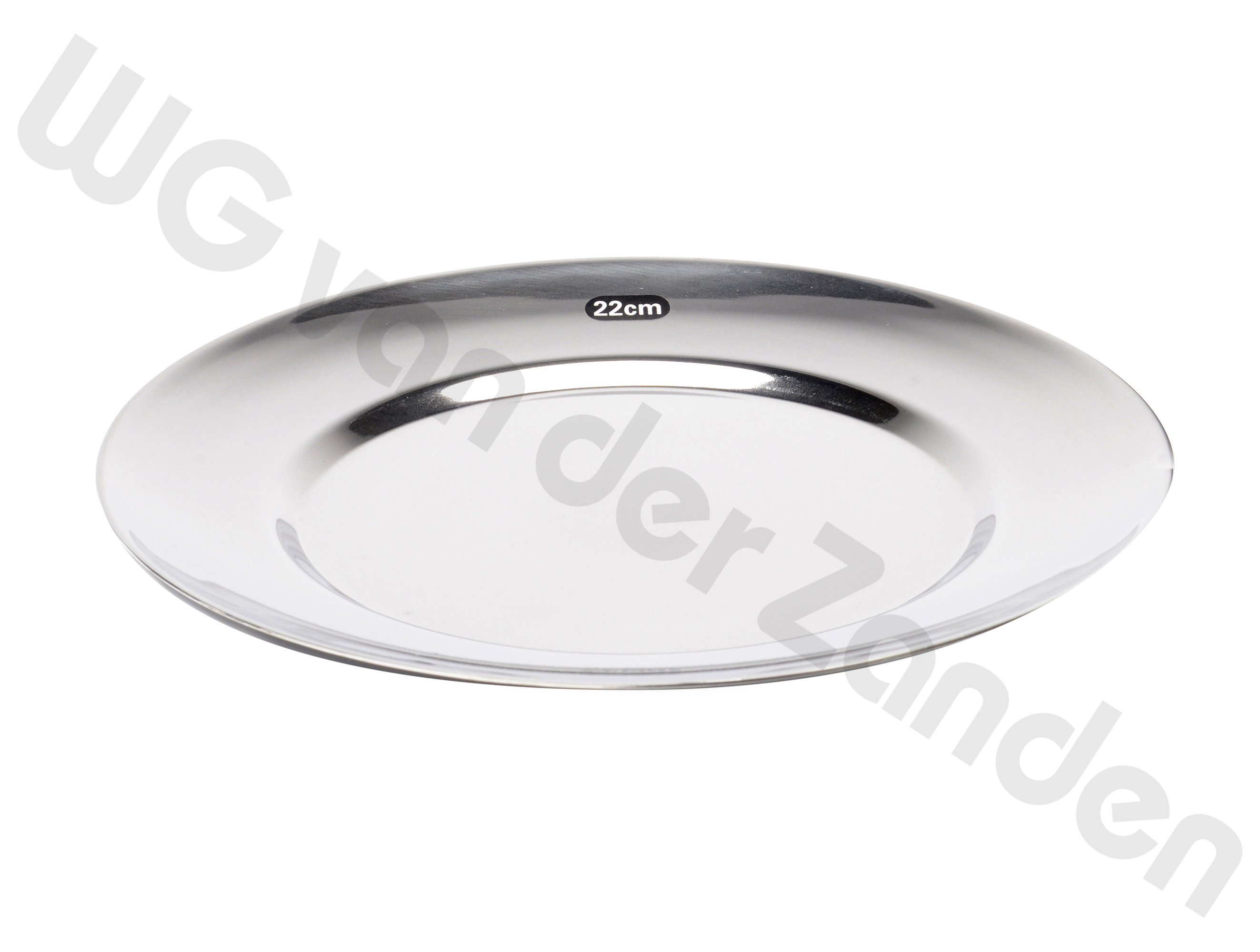 257686 DISH ROUND S/S 22CMØ