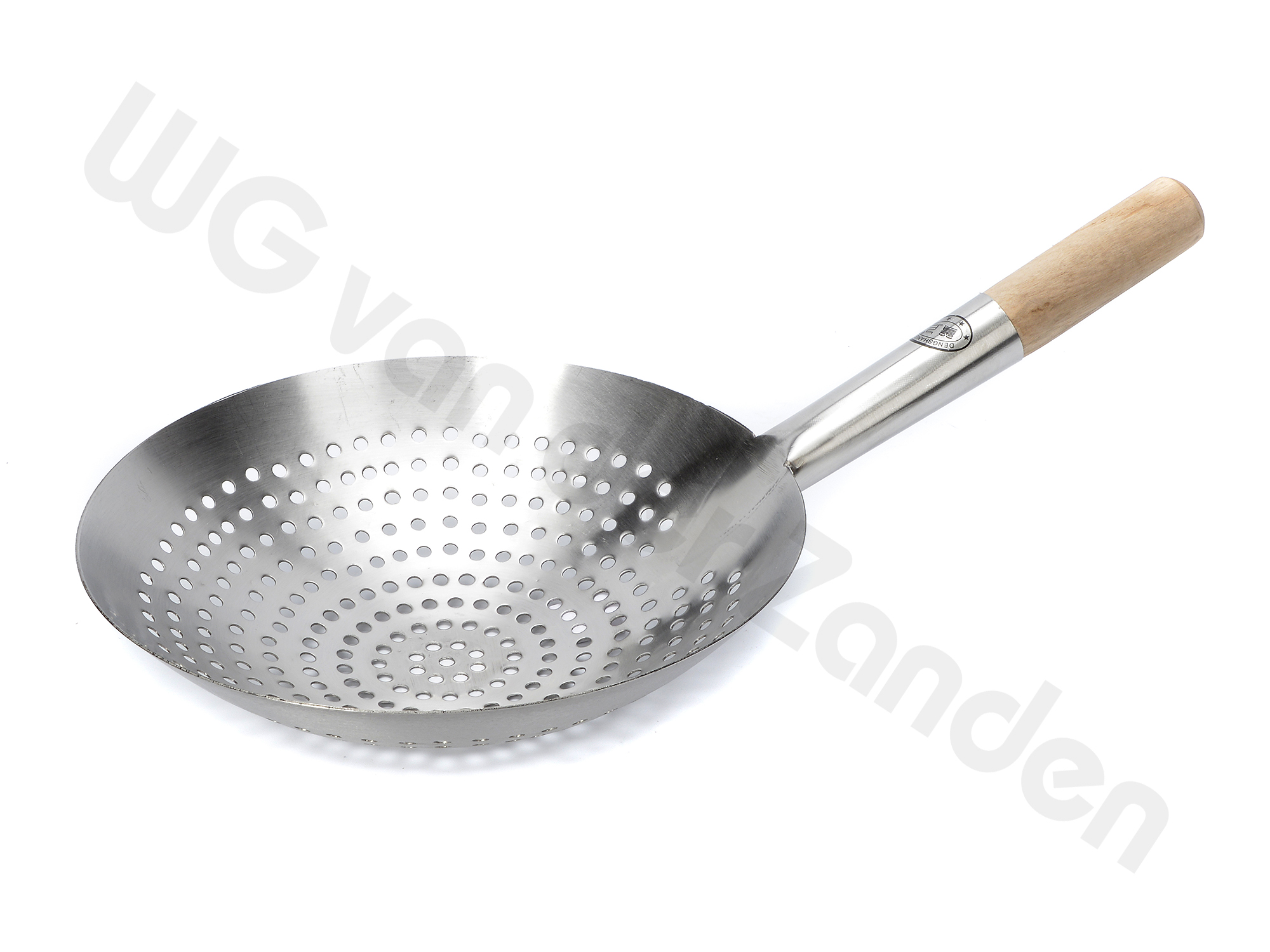 270605 FRYING PAN 28CMØ S/S CHINESE PERFORATED
