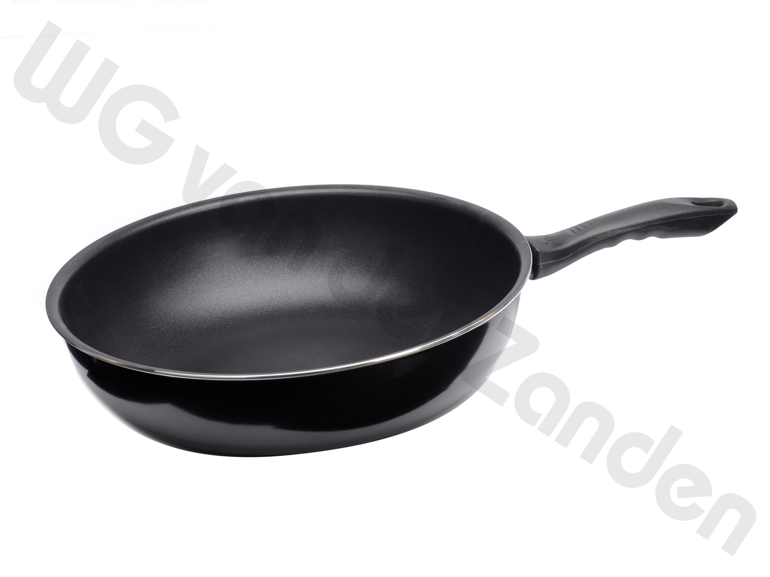 270612 WOK 32CMØ TEFLON  MET STEEL INDUCTIE