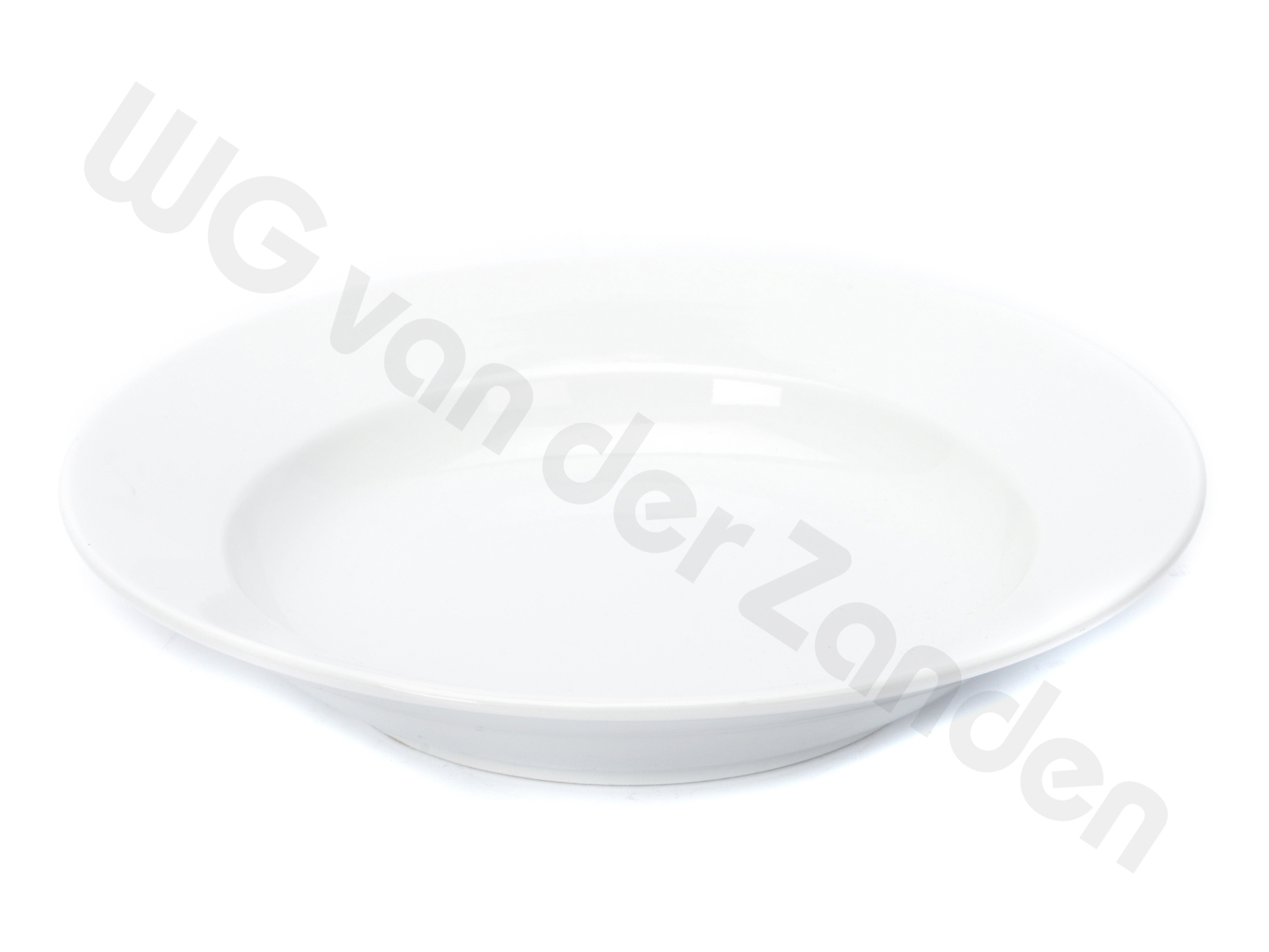 390123 BORD HP DIEP 23CMØ BREDE RAND &quot;HOLLAND PORCELAIN&quot;