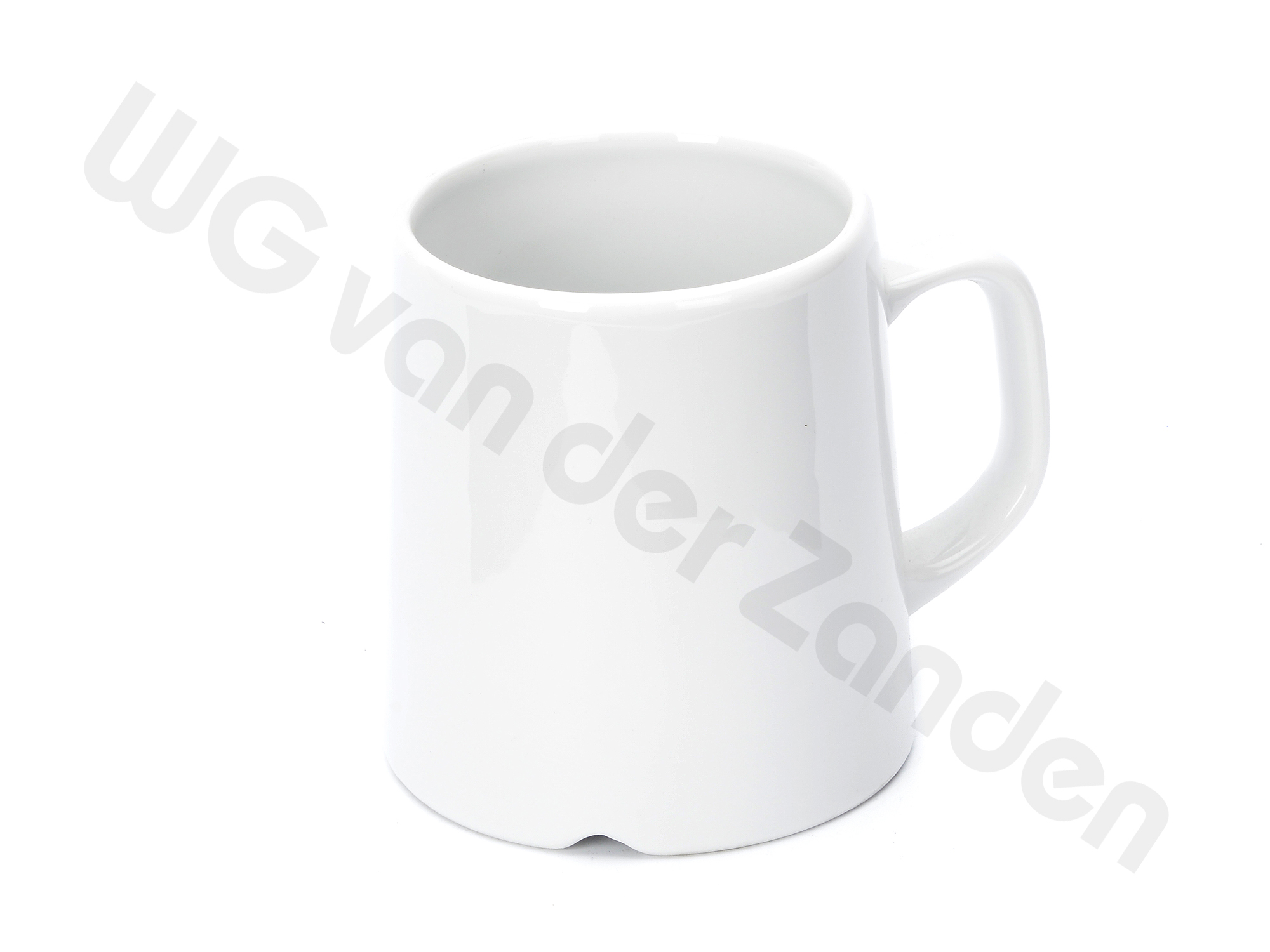 391604 MUG WHITE WIDE BASE PORCELAIN 38CL