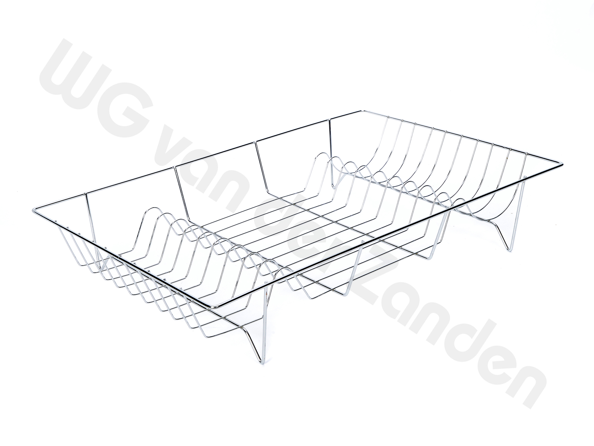 440011 DISH DRAINER RACK METAL LARGE 48X32X9CM