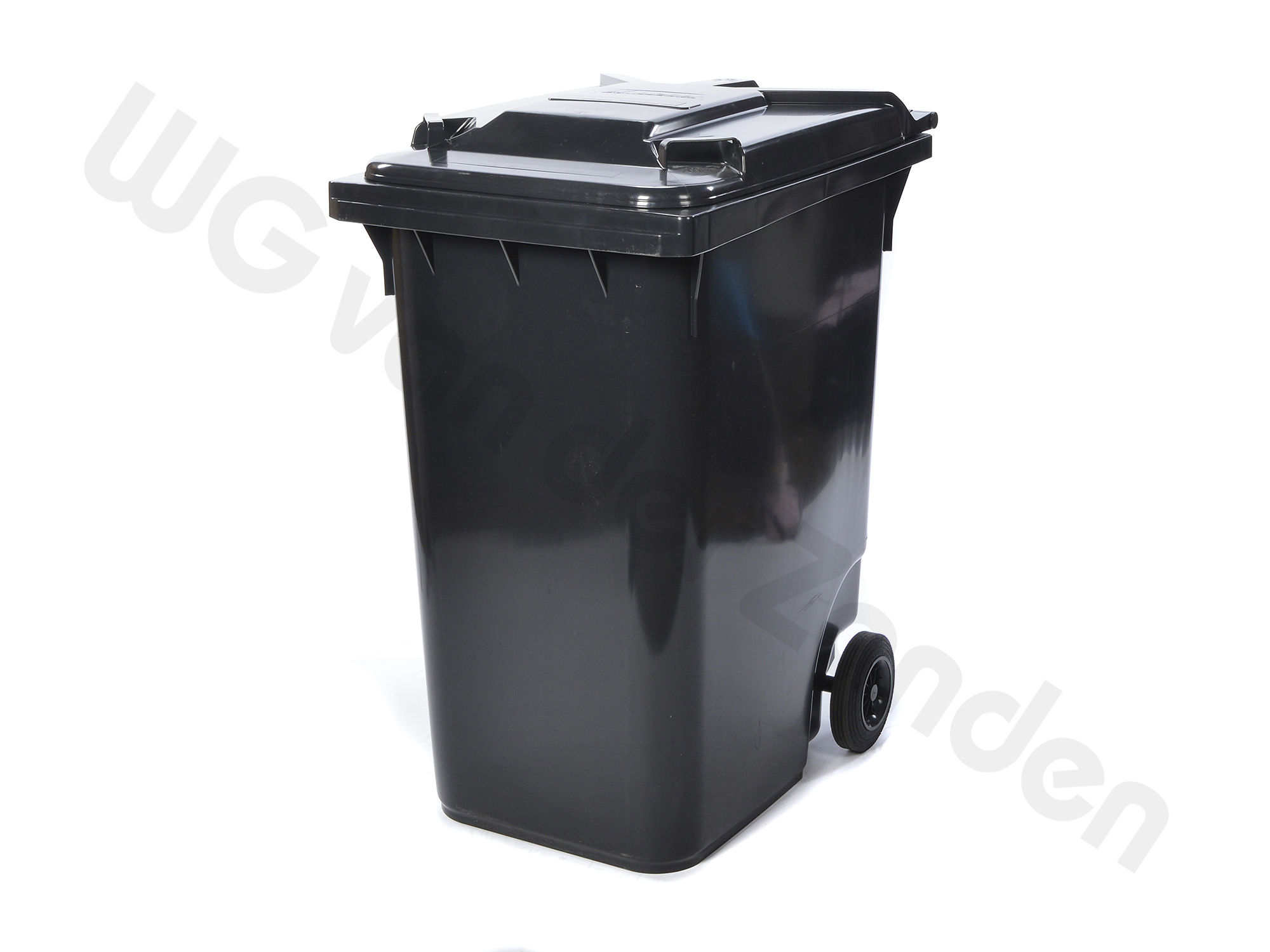 440048 GARBAGE BIN 360 LTR PLASTIC TWO WHEELED GREY