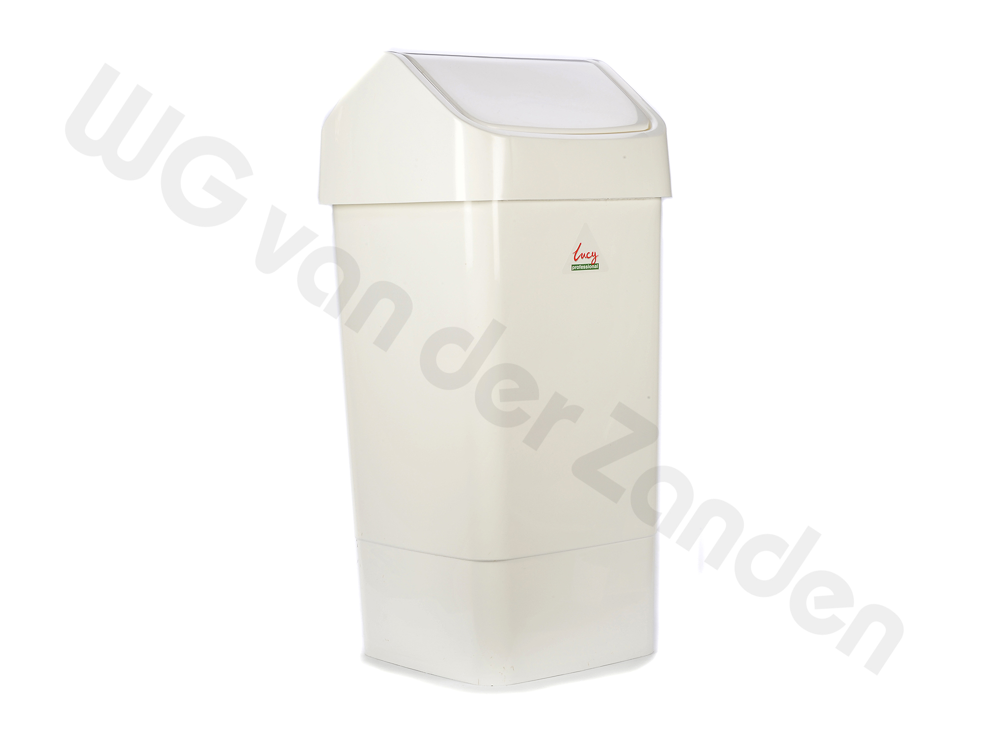 440060 AFVALBAK KUNSTSTOF 50 LTR WIT