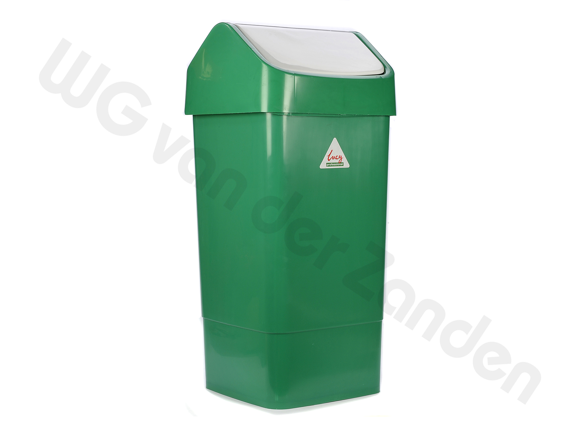 440061 GARBAGE BIN 50 LTR PLASTIC GREEN