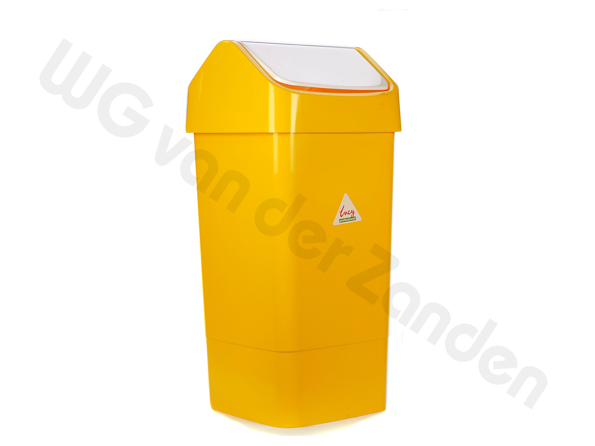 440062 GARBAGE BIN 50 LTR PLASTIC YELLOW