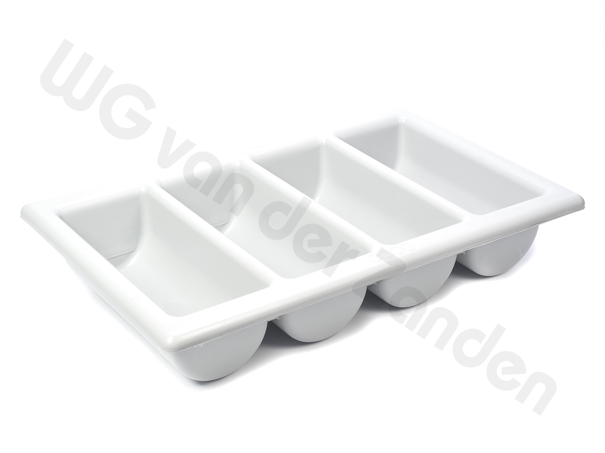 440083 CUTLERY TRAY PLASTIC LARGE 53X32X10CM  4 COMP.