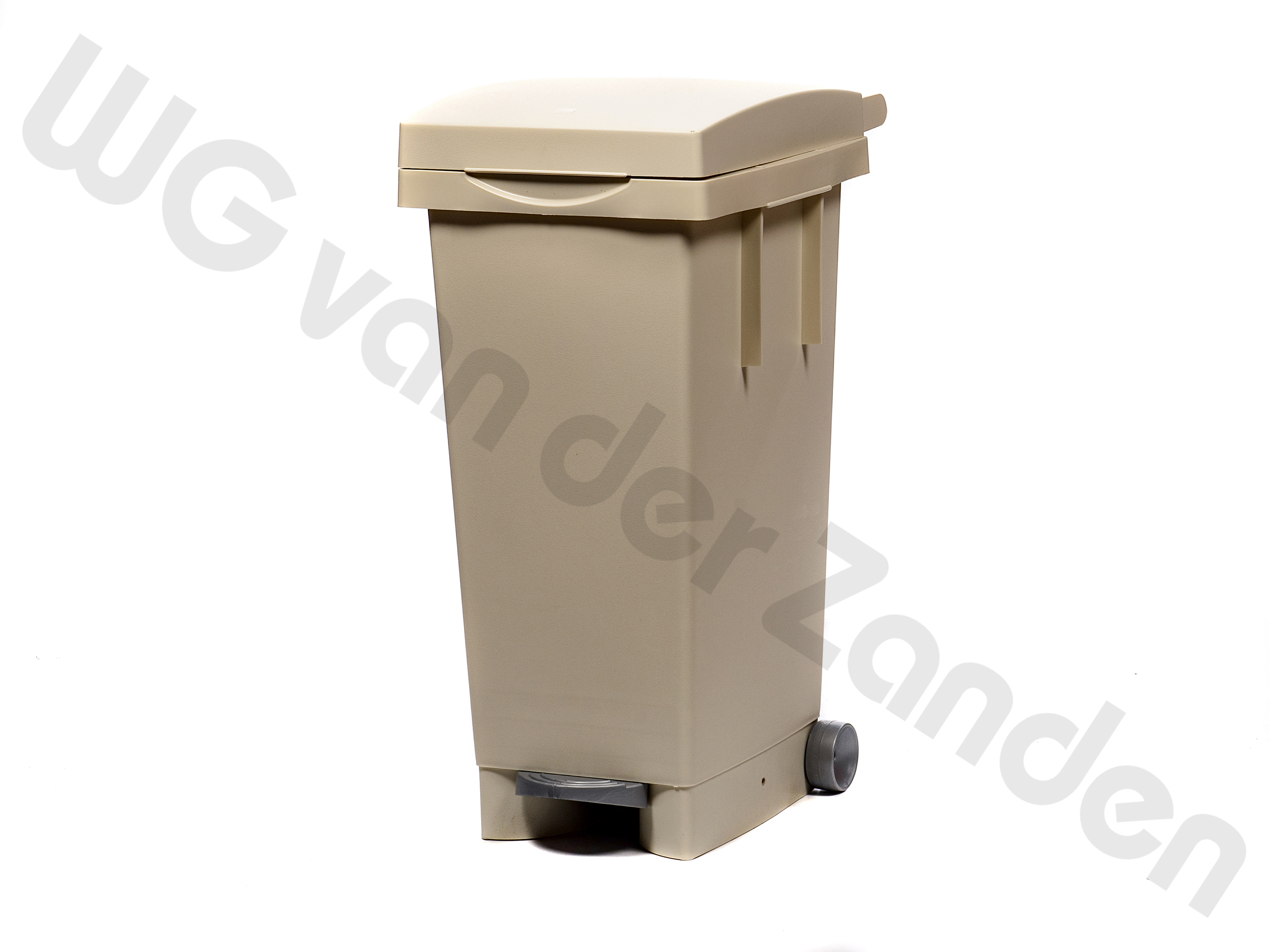 440200 GARBAGE PEDAL BIN 80 LTR PLASTIC WHITE