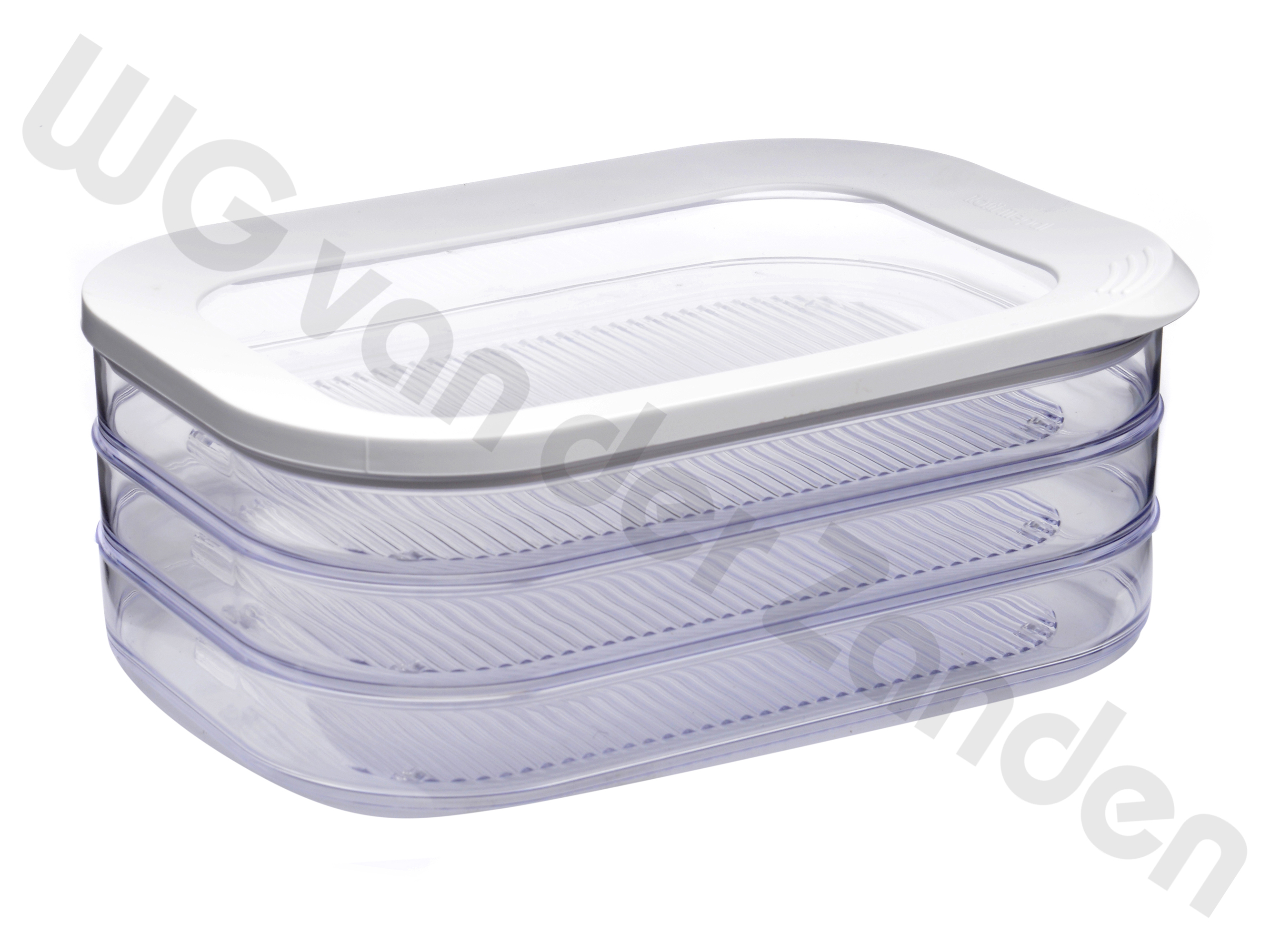 441162 FOOD STORAGE CONTAINER MEPAL FOR COLD CUTS (3 STACKABLE TRAYS)
