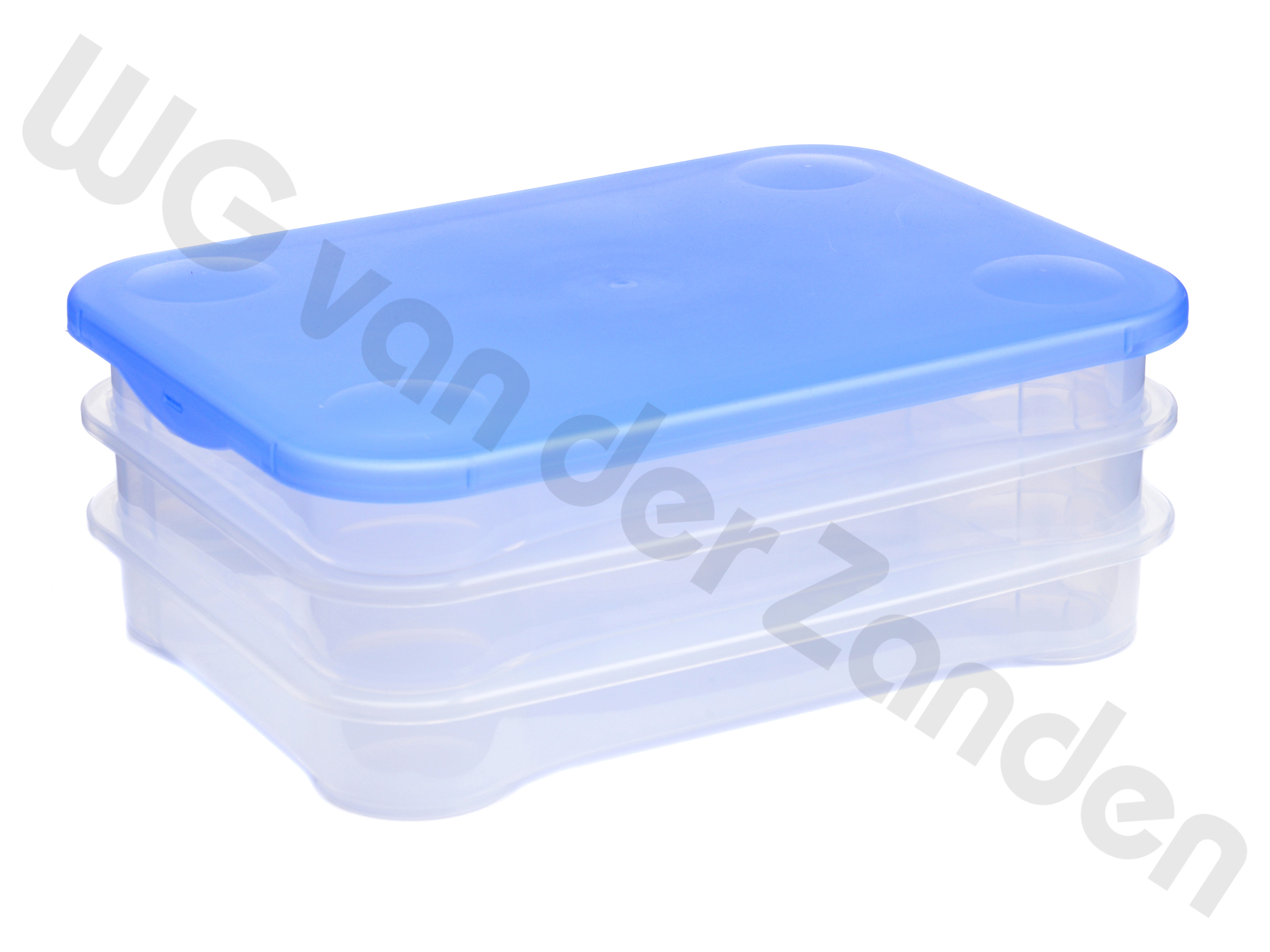 441178 FOOD STORAGE CONTAINER PLASTIC FOR COLD CUTS (3 STACKABLE TRAYS)