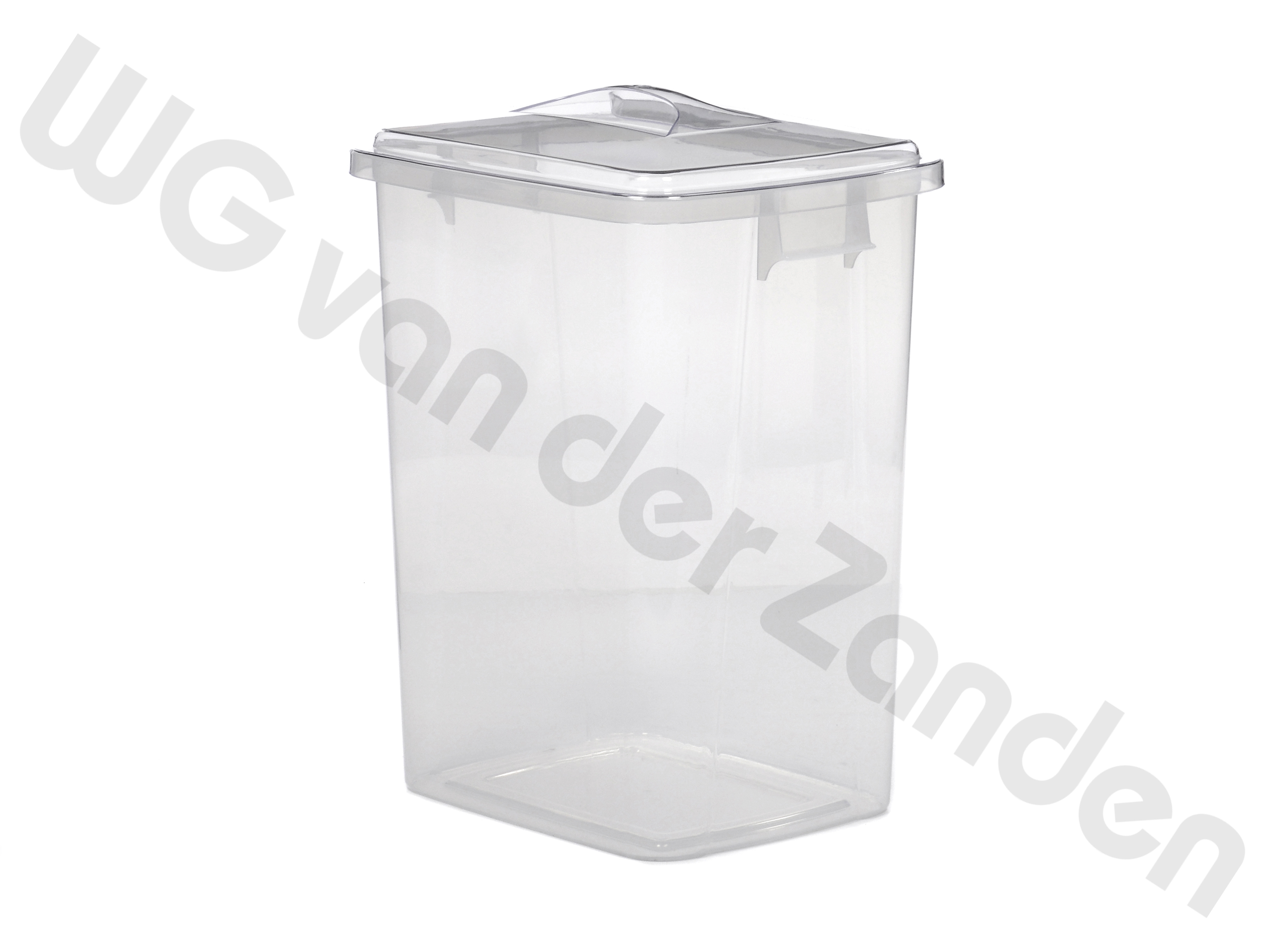441185 FOOD STORAGE CONTAINER CLEAR &quot;SPACE SAVER&quot; 47X37X63CM