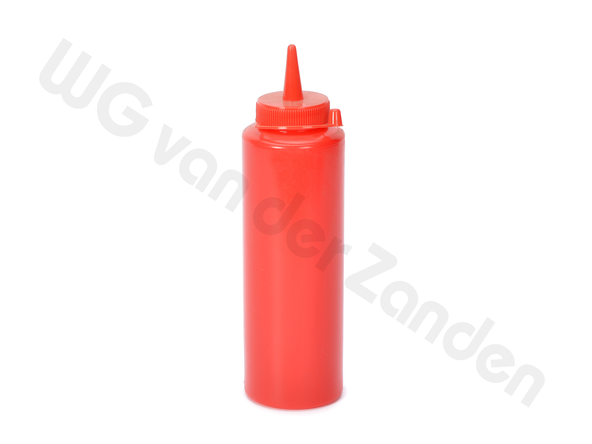 441208 SQUEEZE SAUCE BOTTLE PLASTIC RED 35CL