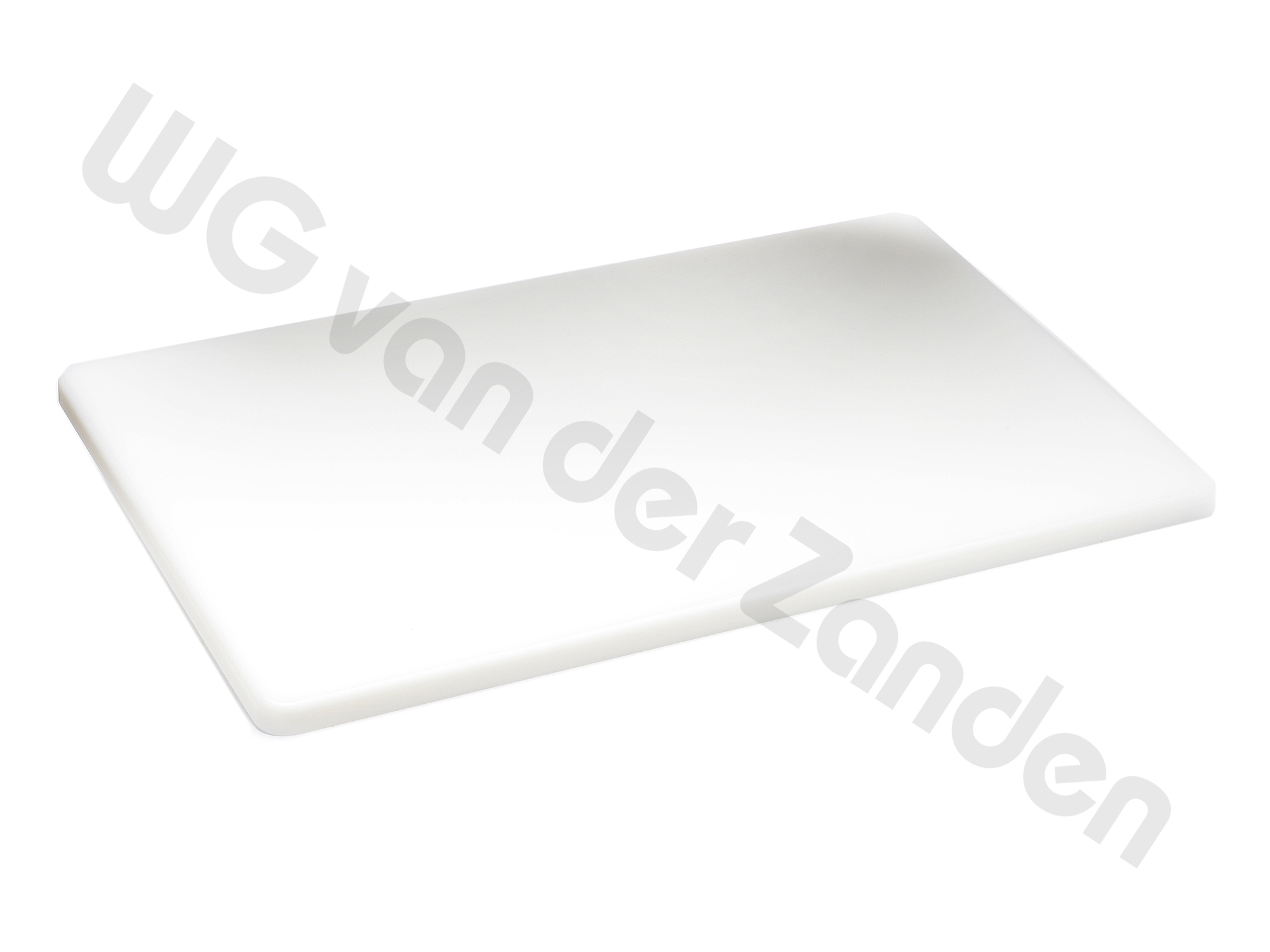 441304 CUTTING BOARD 40X25X2CM PLASTIC WHITE