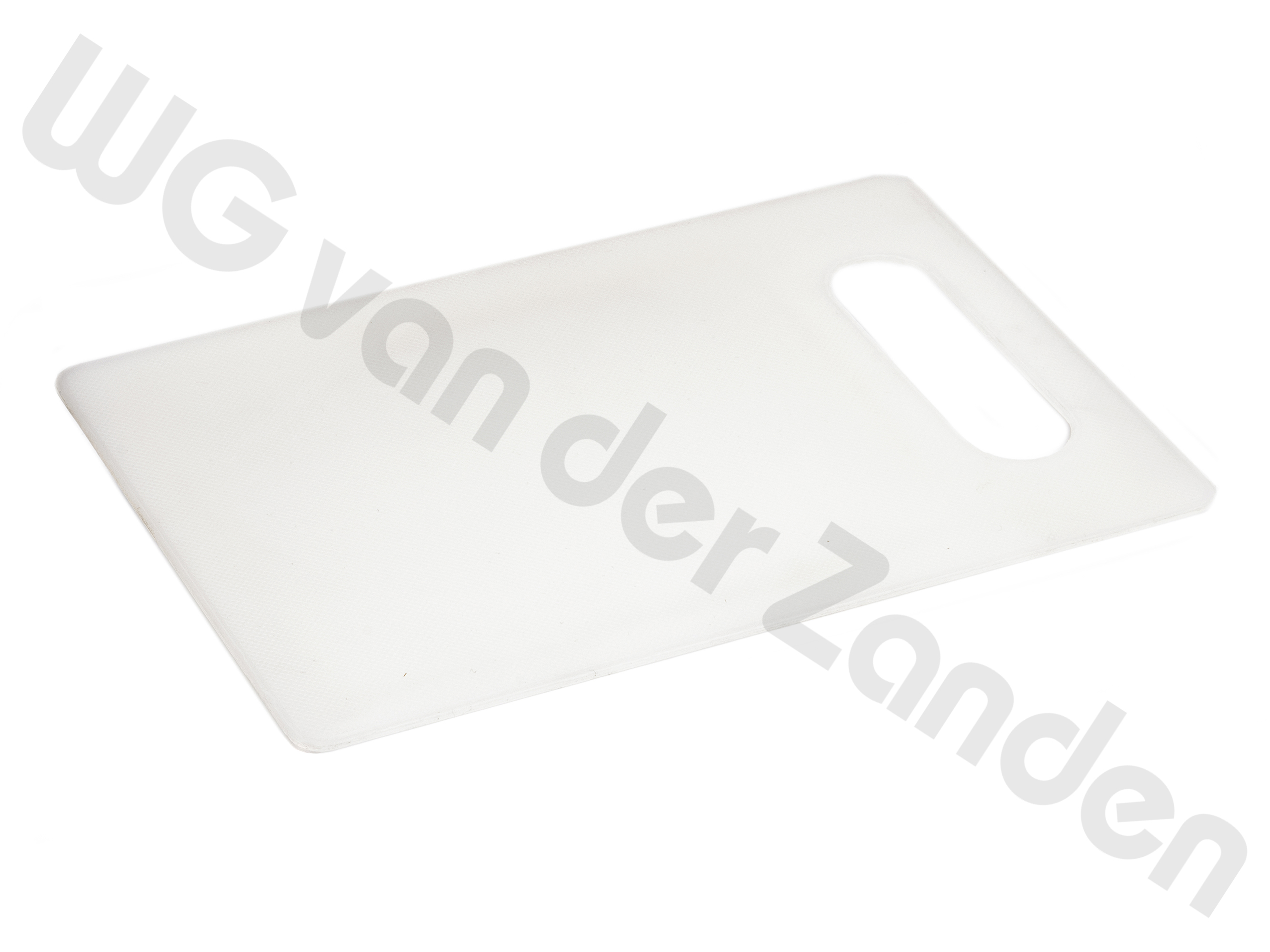 441307 CUTTING BOARD 30X20X0.5CM PLASTIC WHITE