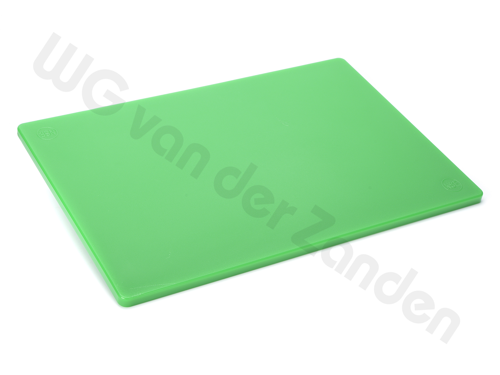 441316 CUTTING BOARD 50X30X1.5CM PLASTIC GREEN (VEGETABLES)