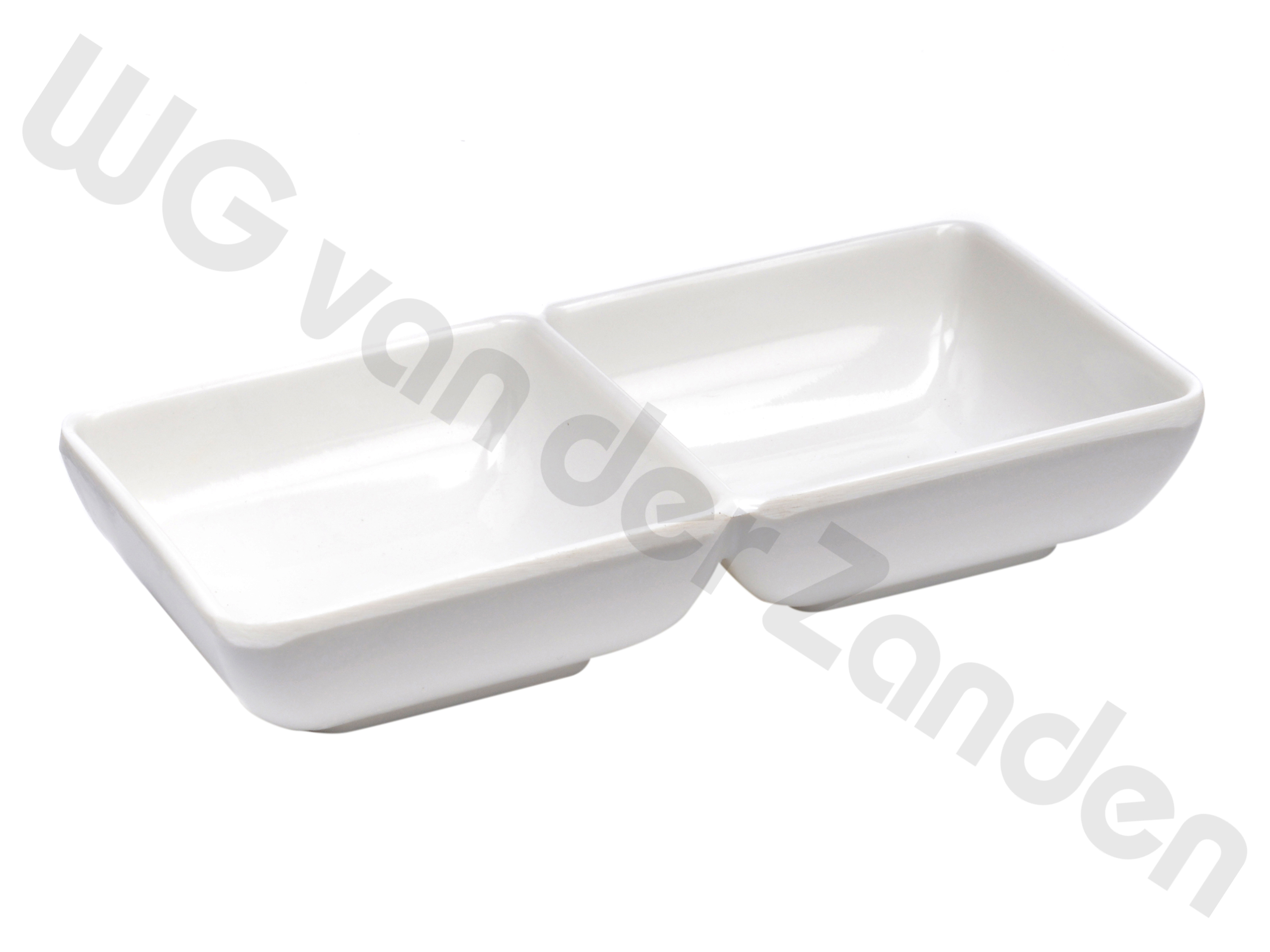 441438 BOWL SOY SAUCE DOUBLE MELAMINE 14.5X7.5X3CM