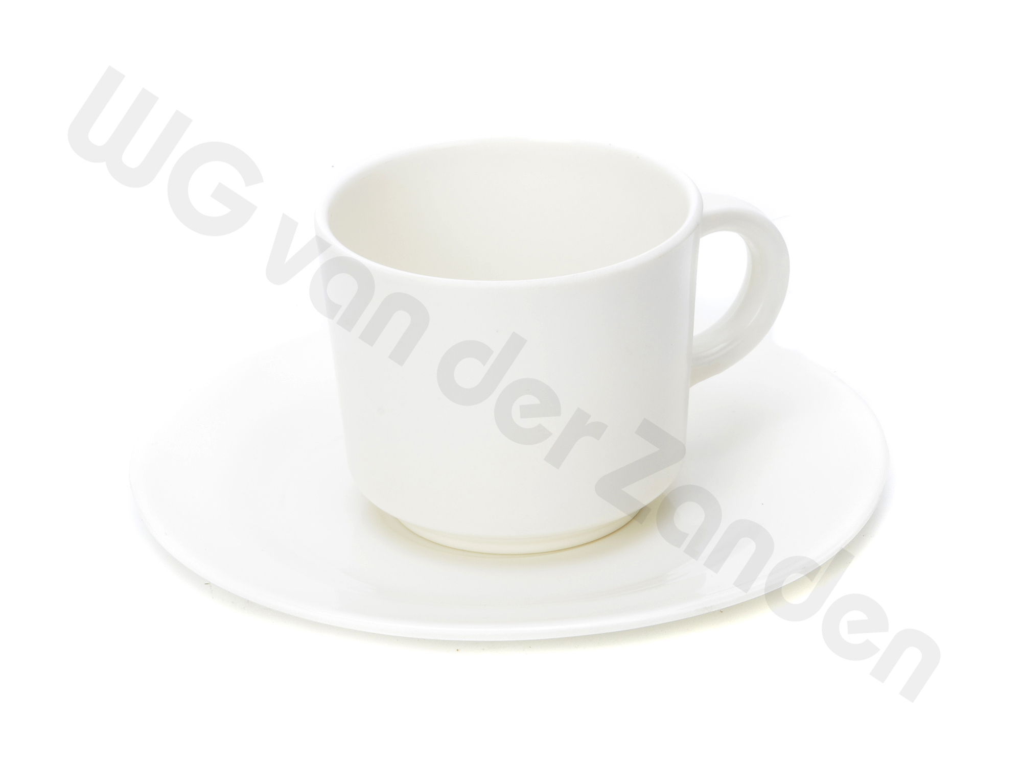 441500 KOFFIEKOP MELAMINE 15CL MET SCHOTEL