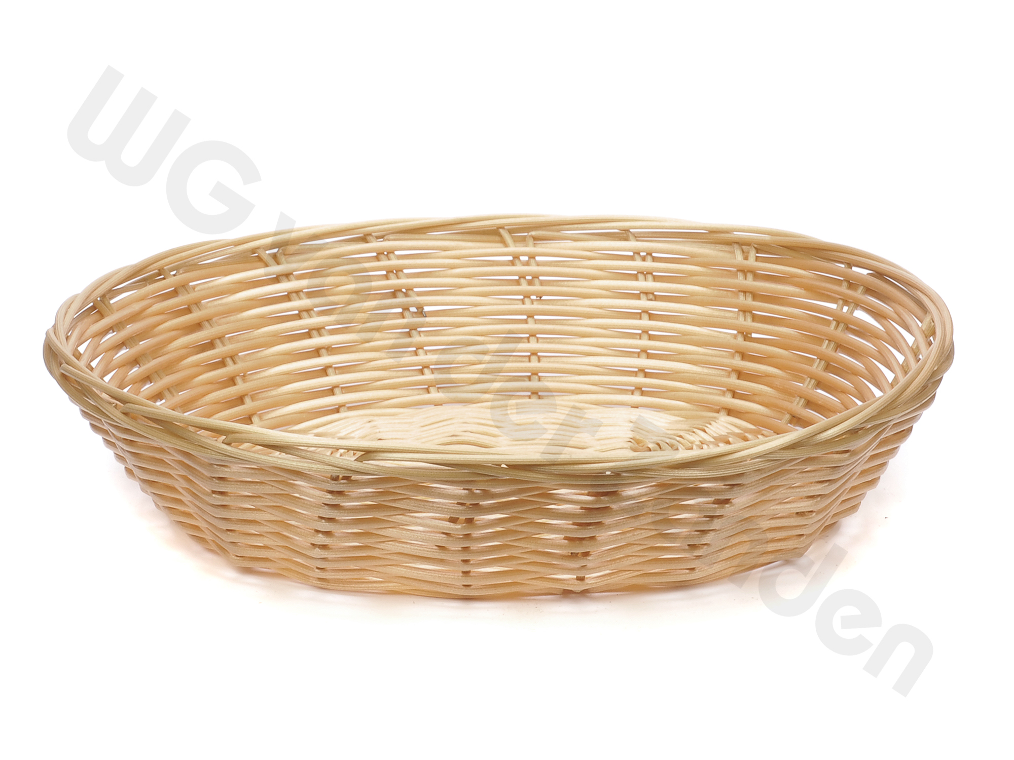 472600 BREAD BASKET WICKER OVAL 22X17CM