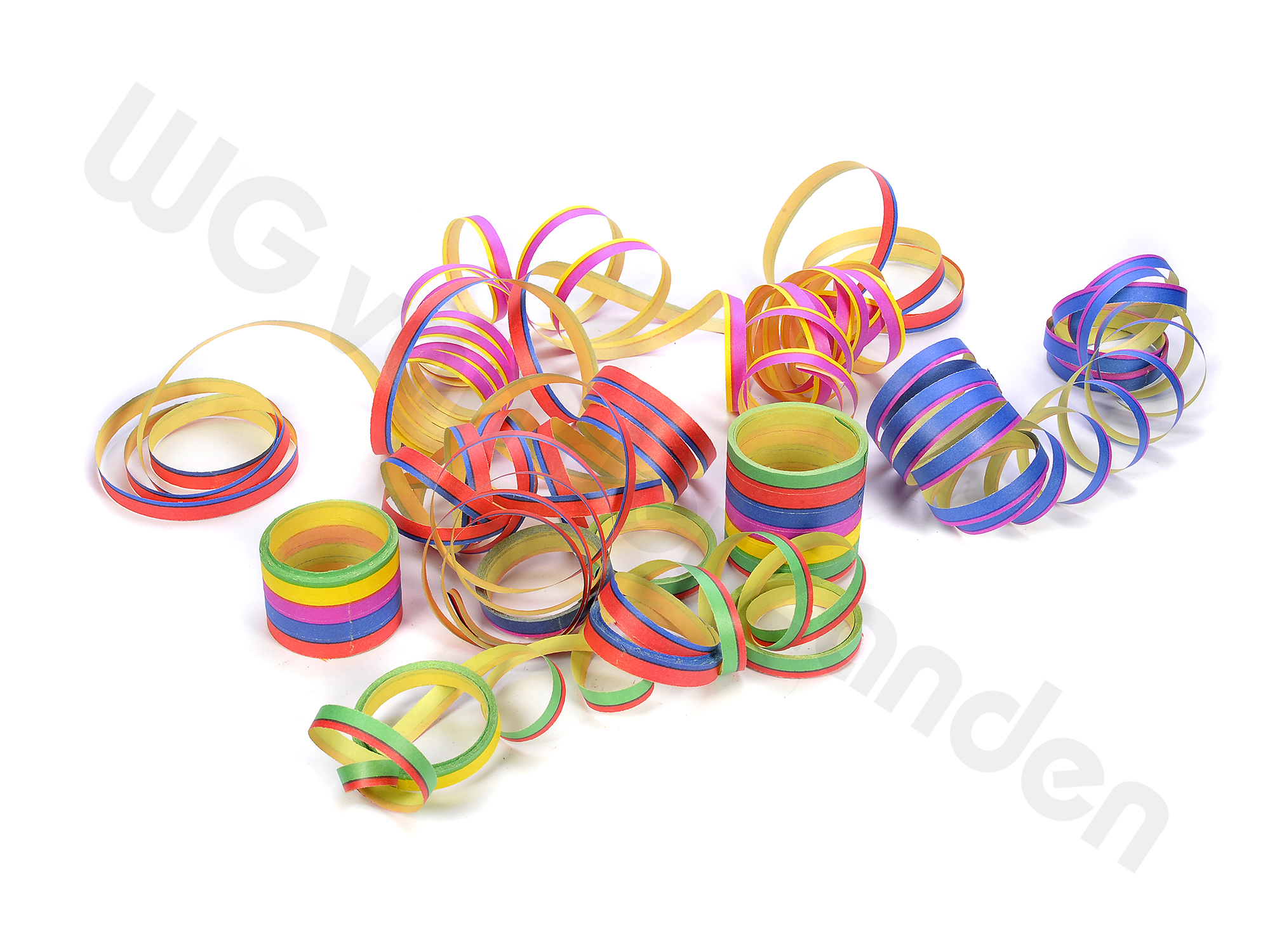 473030 PARTY STREAMERS PAPER ROLL 7MM-14MTR  / 18'S