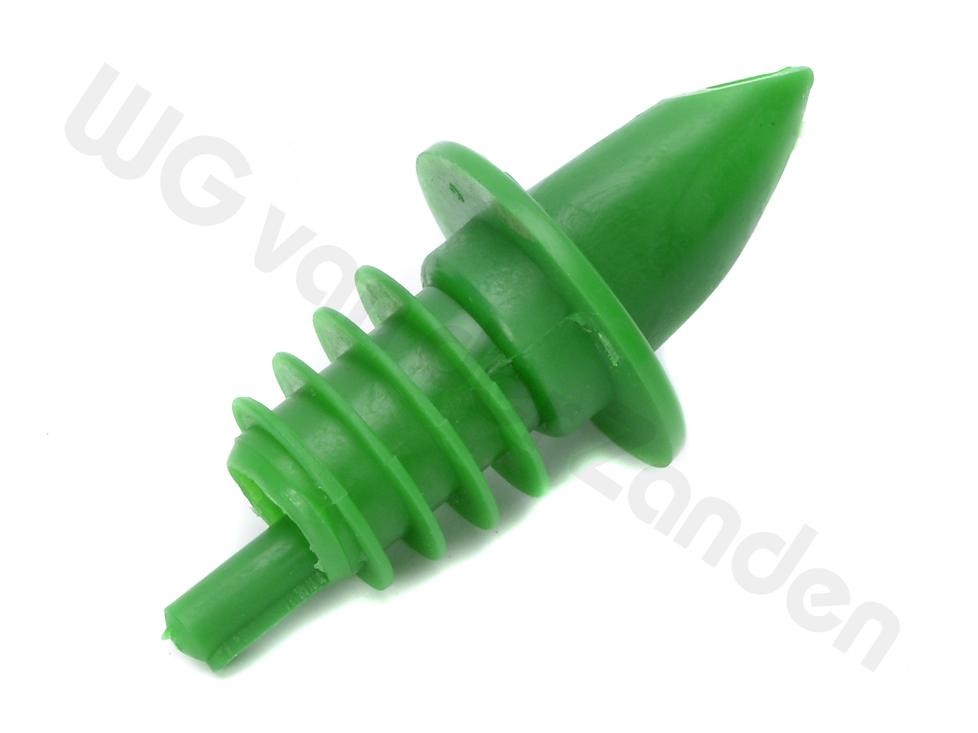 475142 LIQUER POURER PLASTIC GREEN