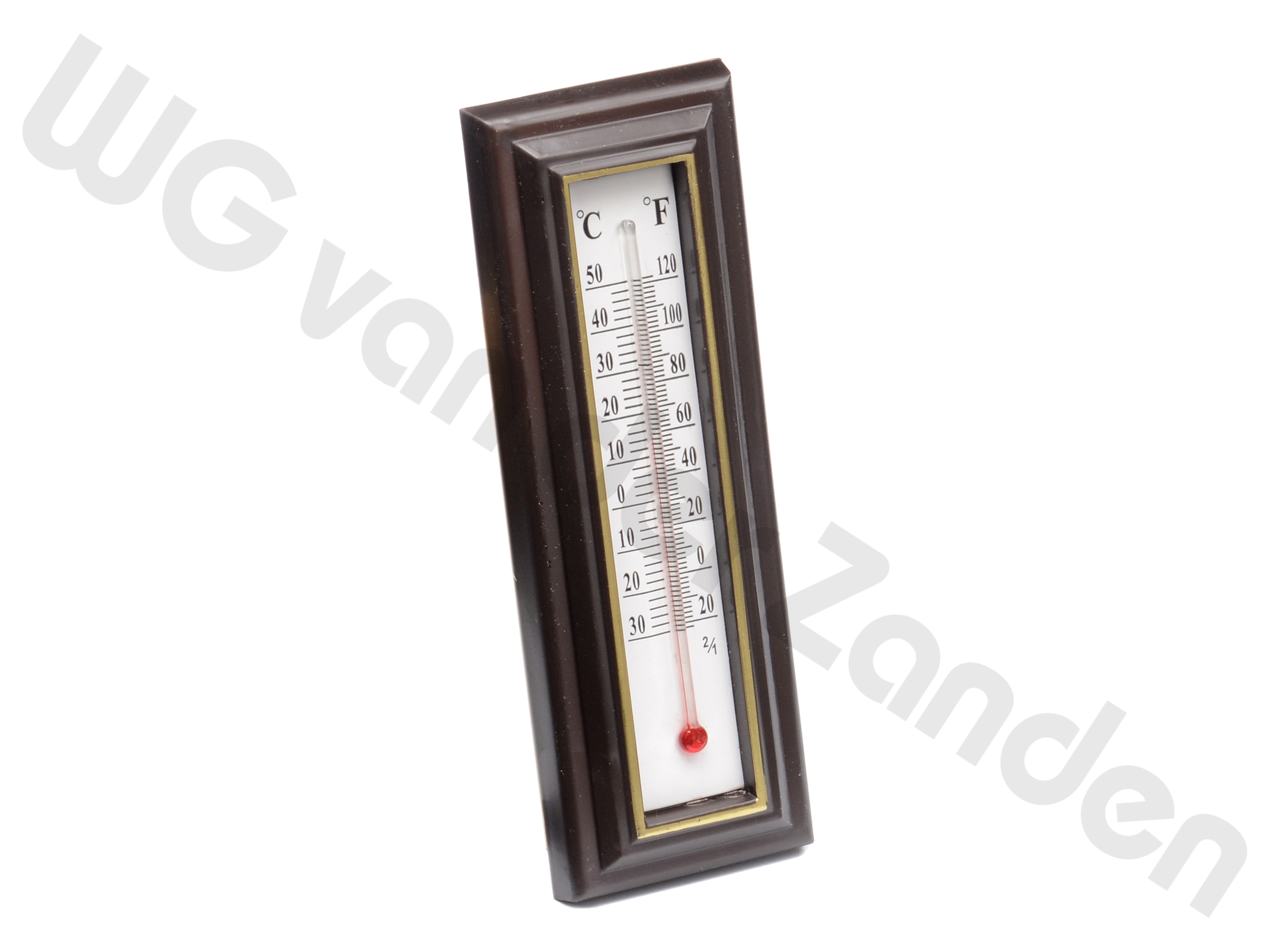 476071 THERMOMETER CABIN 5.5X16CM -30°C+50°C (-20°F +120°F)