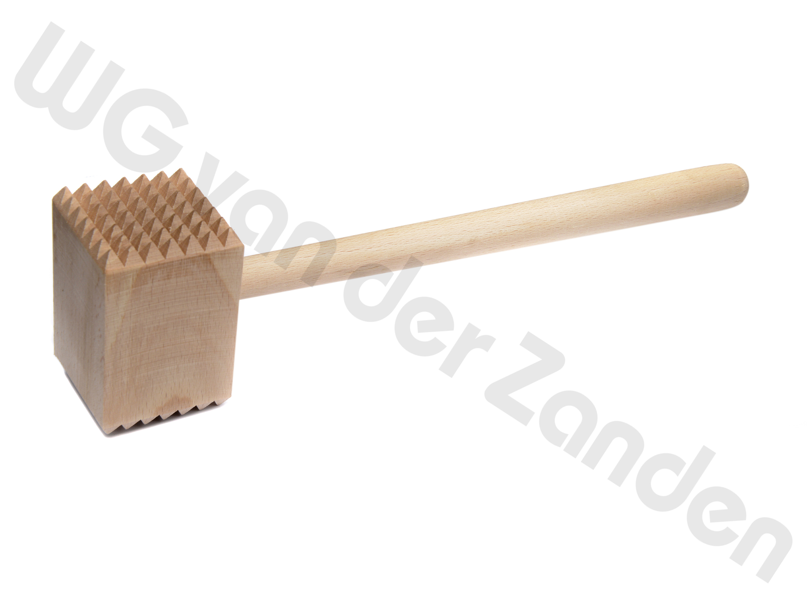 501011 MEAT TENDERIZER HAMMER WOOD ECONOMY