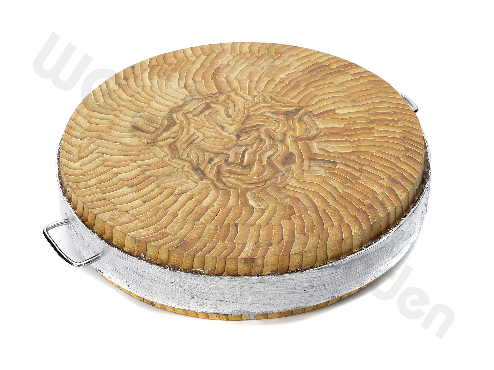 505012 HAKBLOK ROND HOUT 40CMØ X 8CM