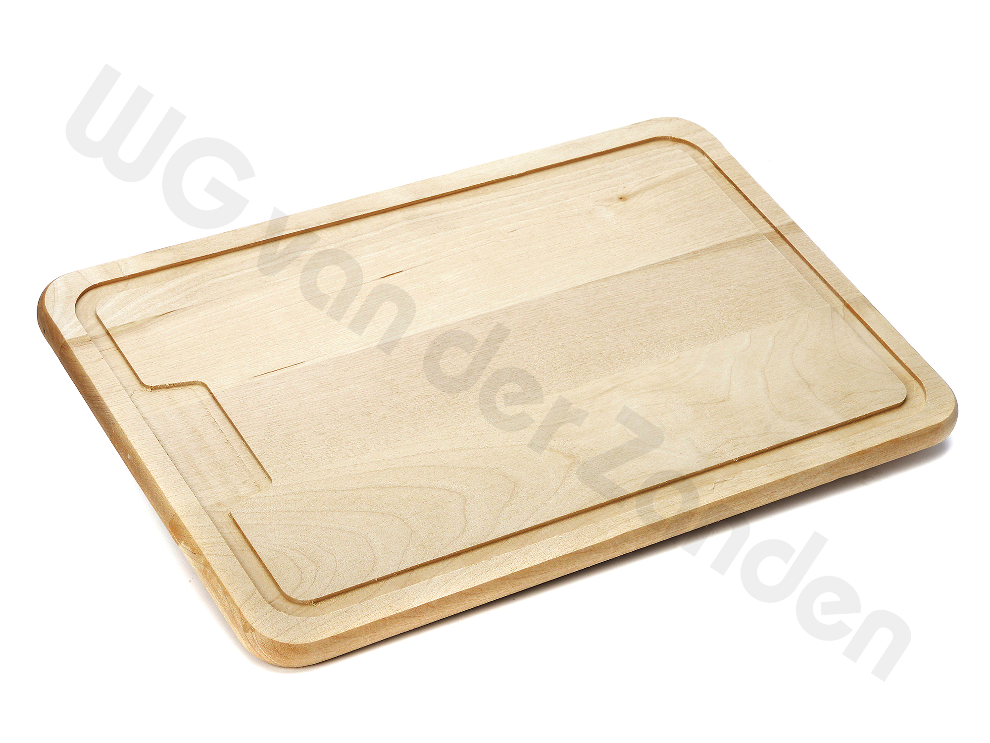 505016 CUTTING BOARD 39X20X1.5CM WOOD